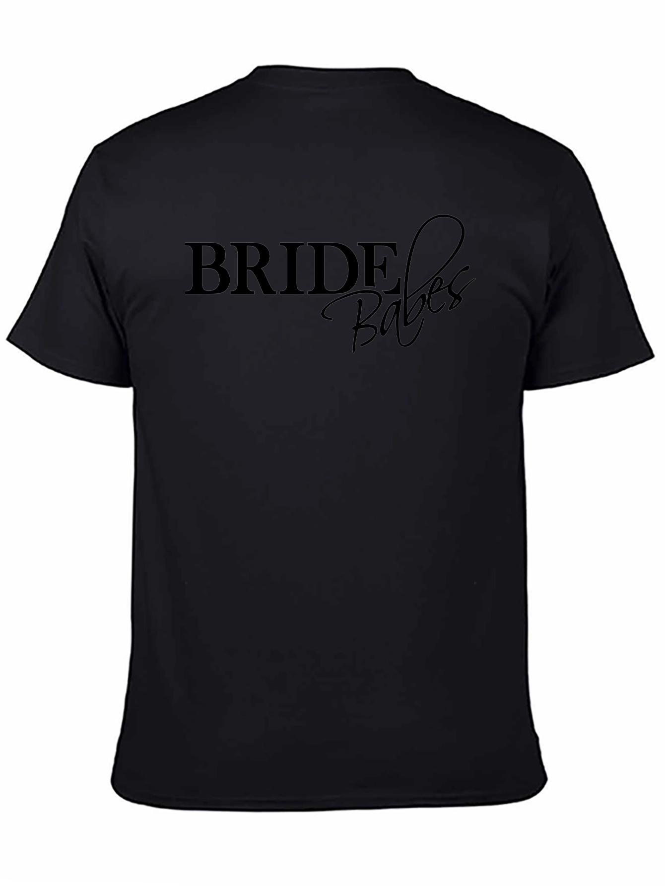 Bride Babes Black T-Shirt - Wedding Party Tee