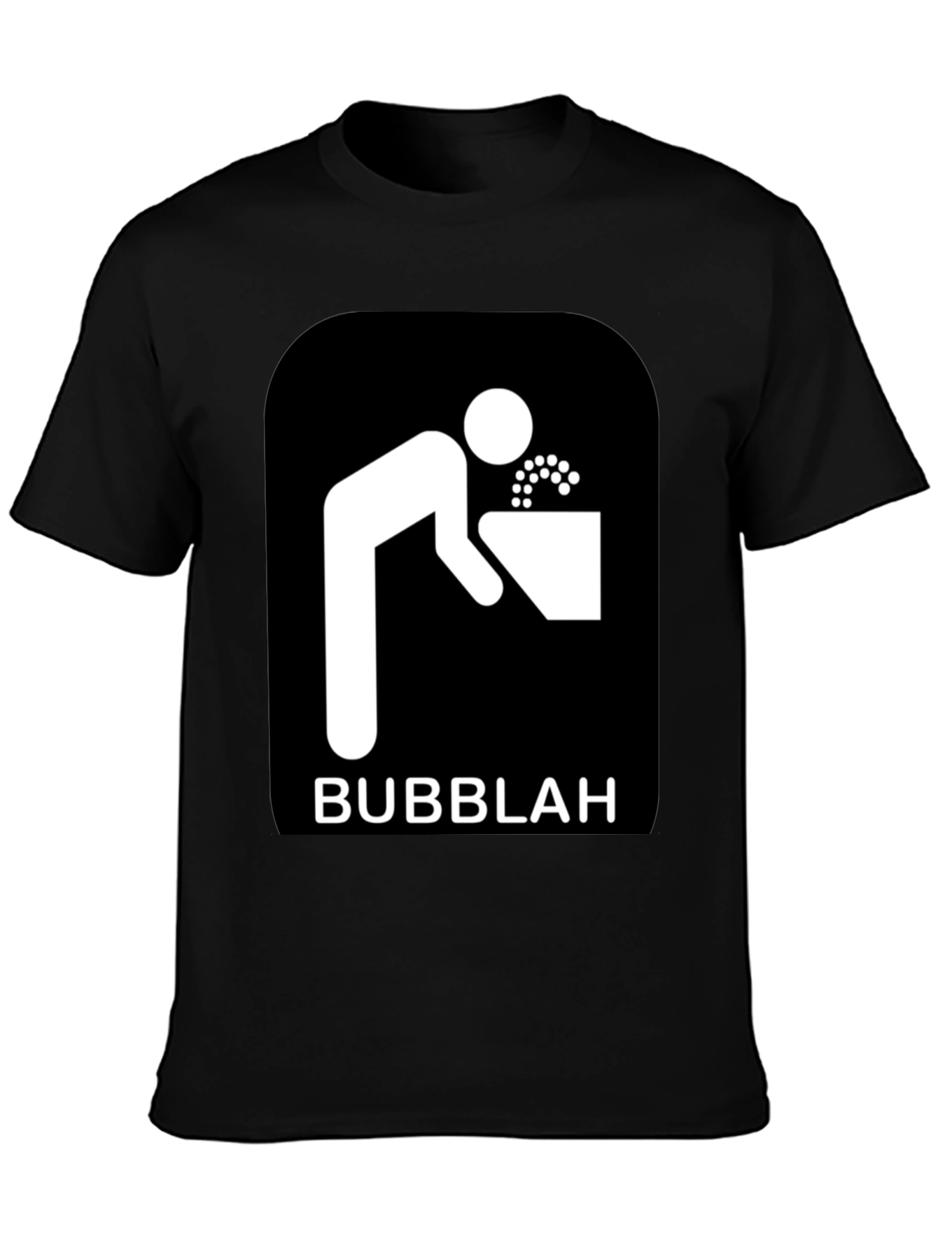 Bubblah Graphic Tee - Funny Water Fountain Shirt