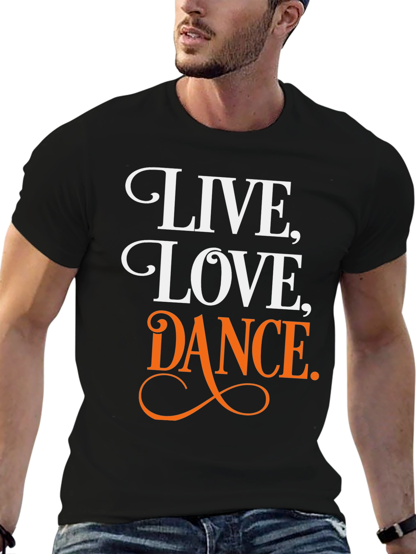 Live Love Dance Graphic Tee - Black T-Shirt