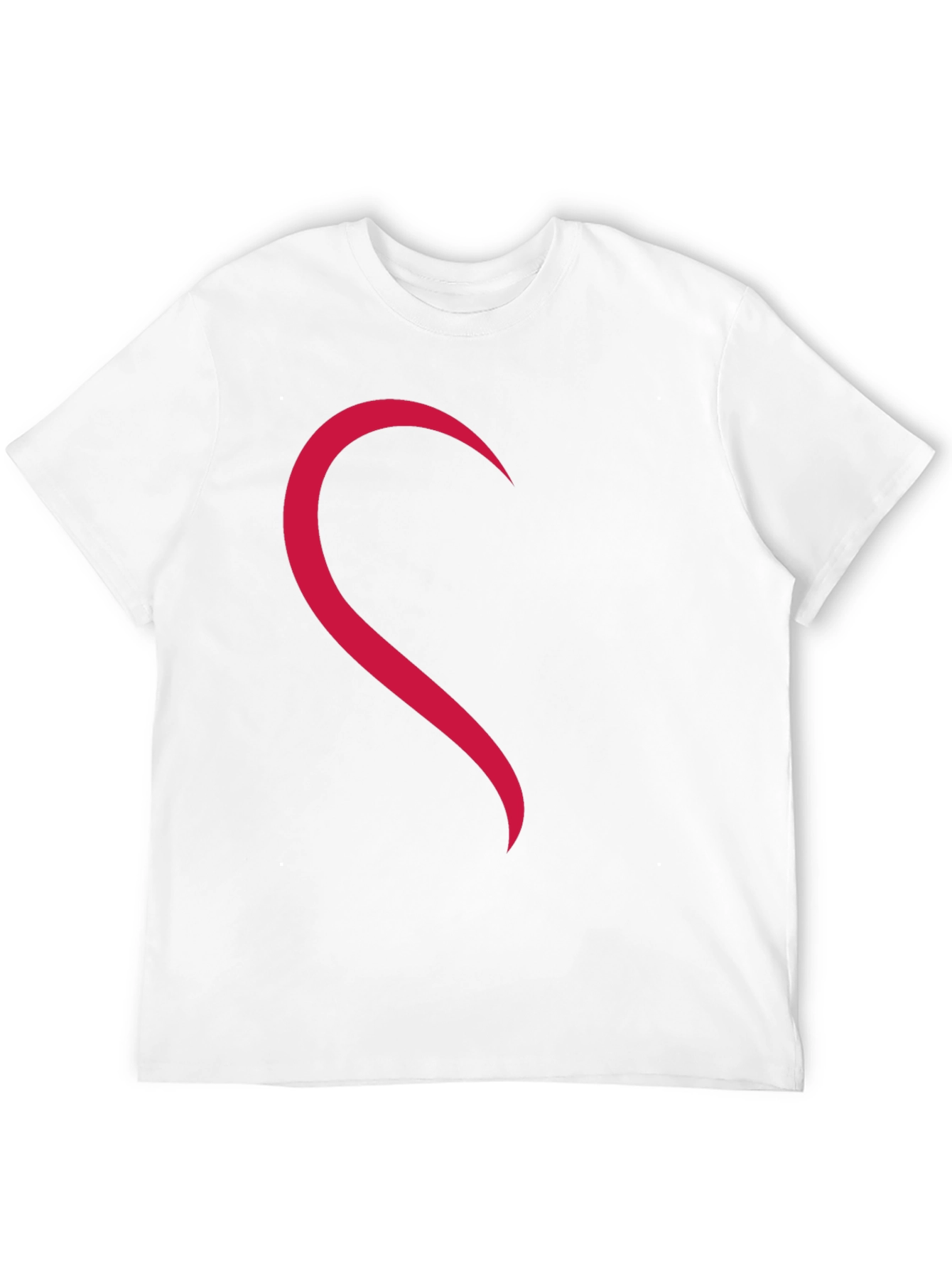 Matching Heart Half Print Tee - Black