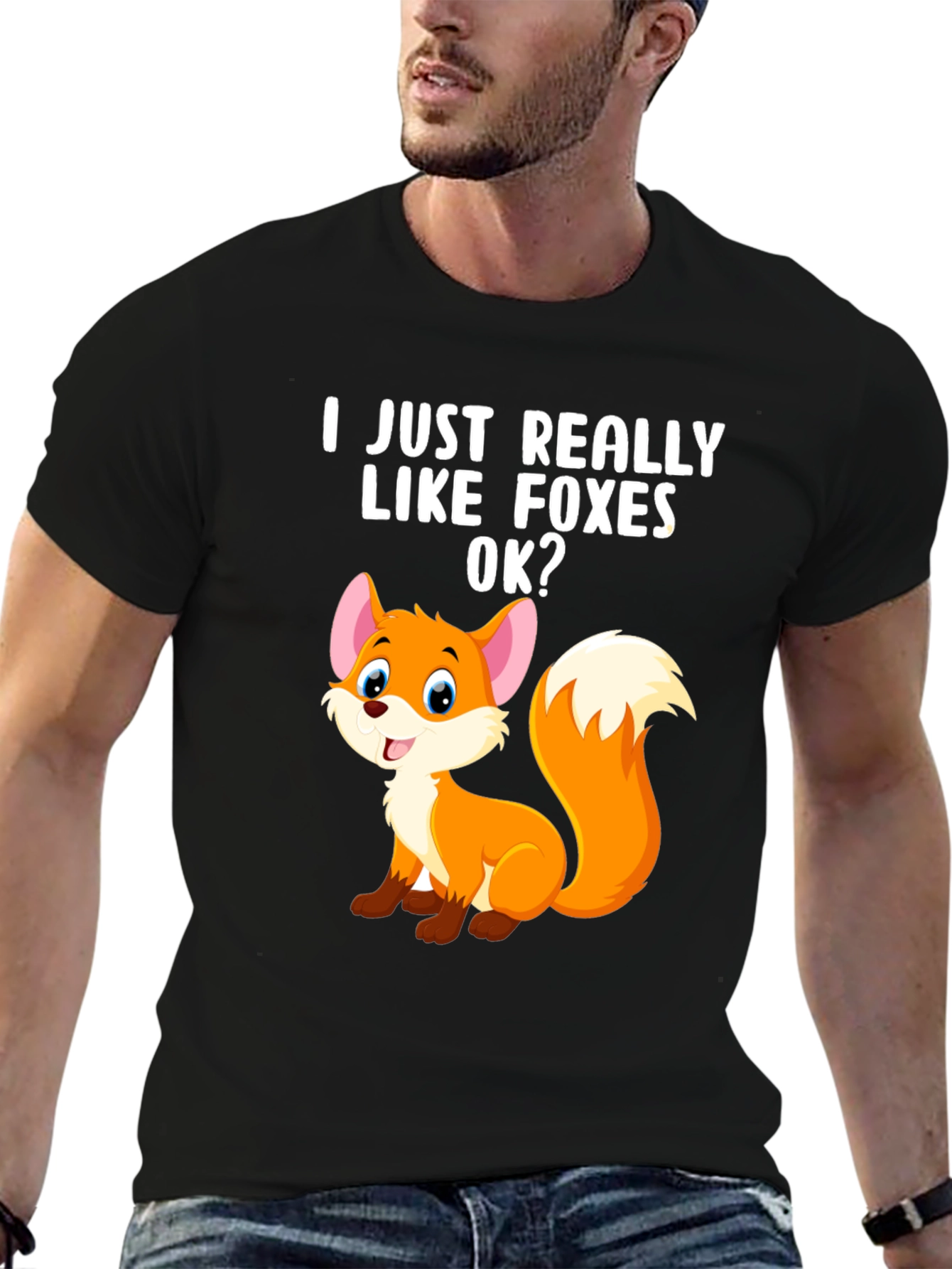 I Just Really Like Foxes OK? Graphic Tee