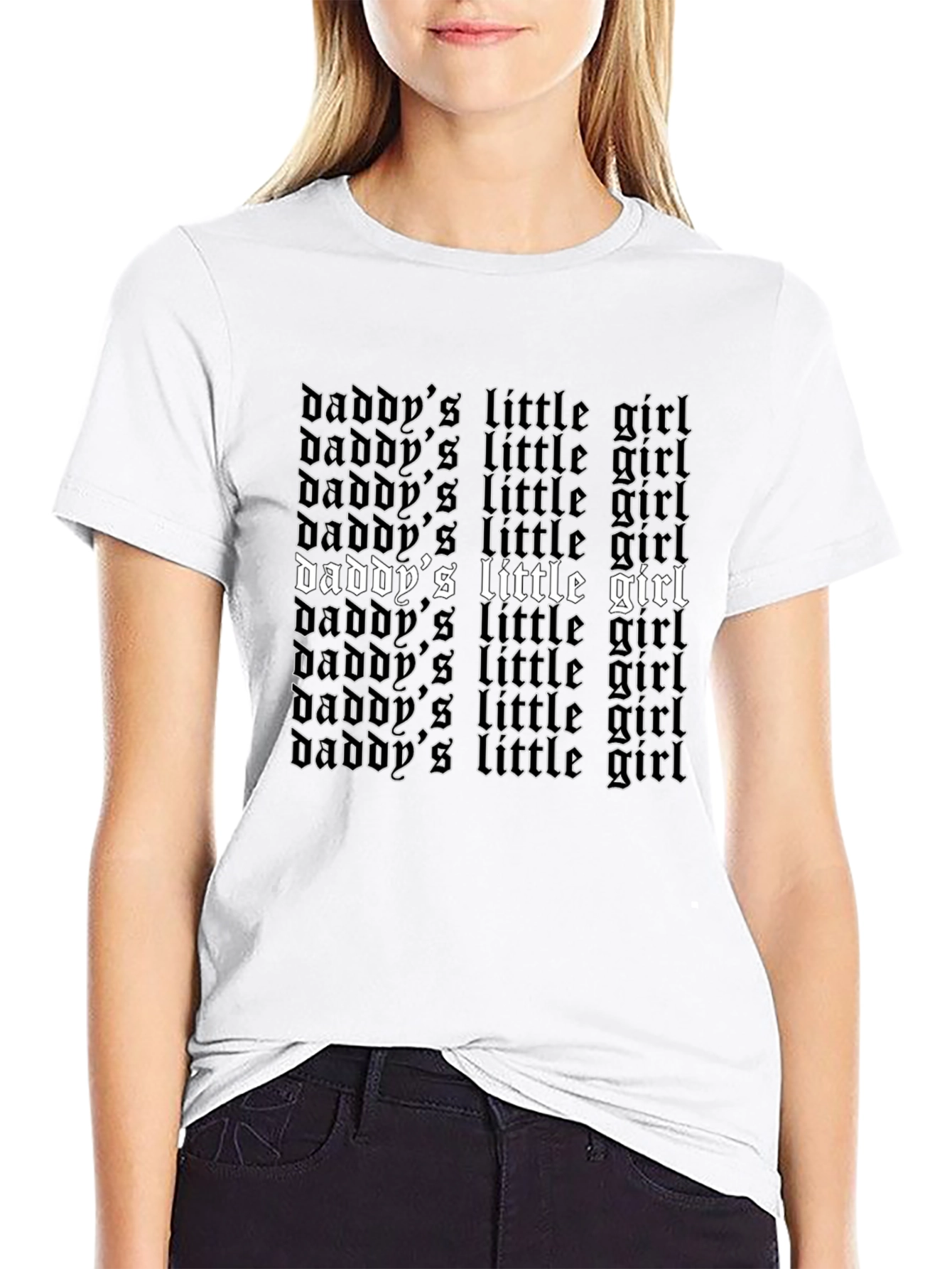 Daddys Little Girl Graphic T-Shirt