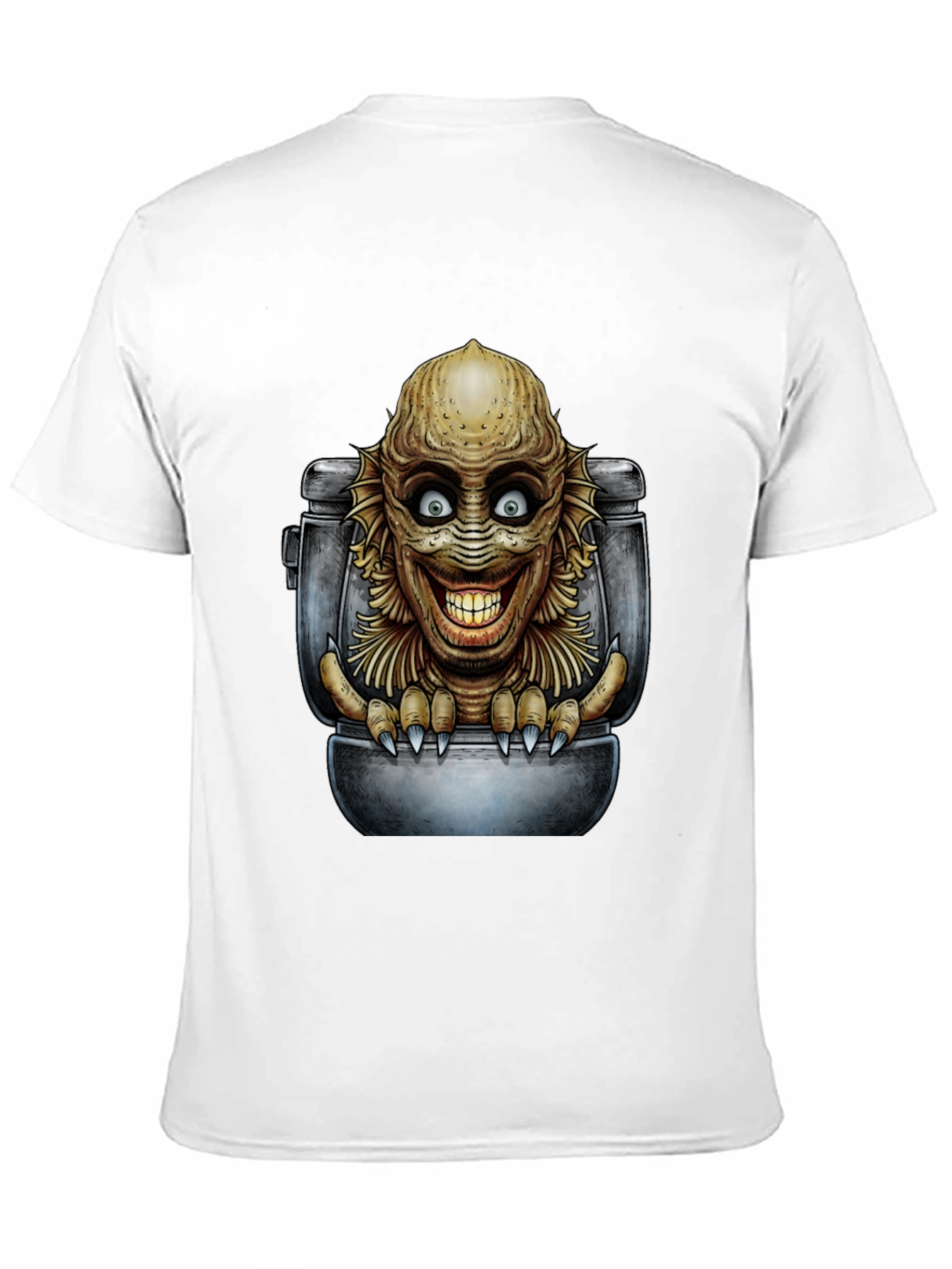 Creature Toilet Humor T-Shirt - Black