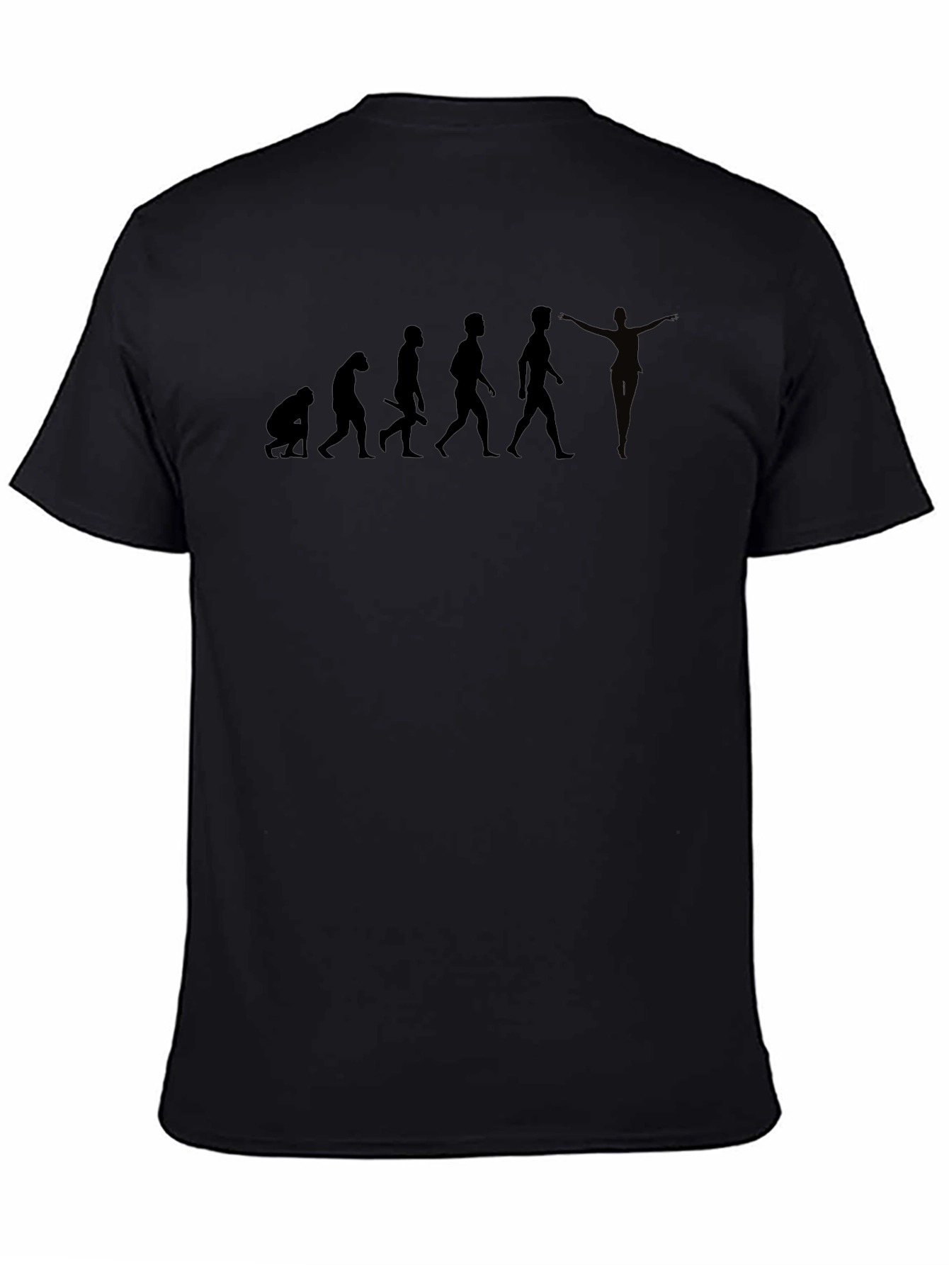 Evolution of Yoga Black T-Shirt