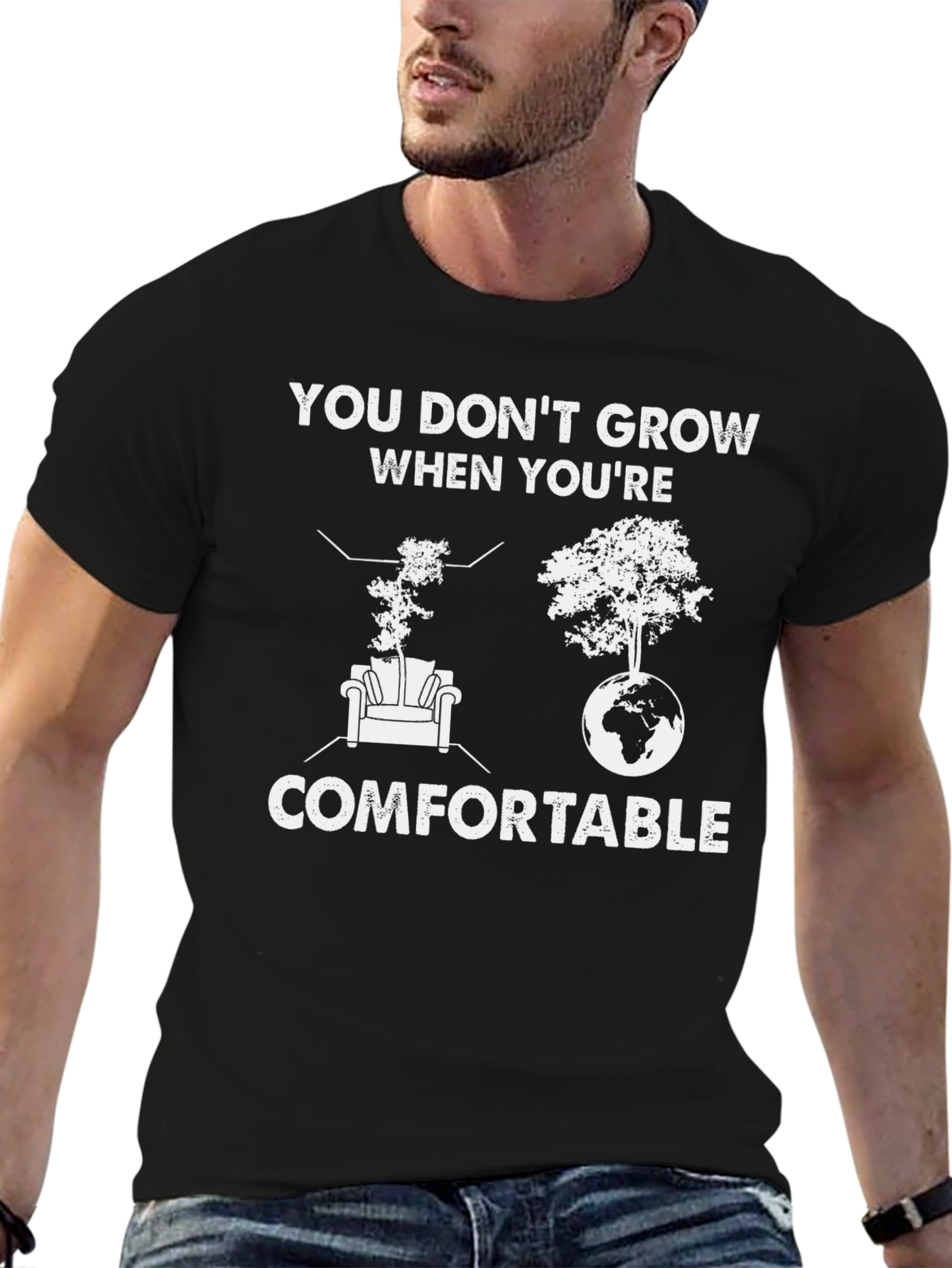 Comfort Zone Growth T-Shirt - Motivational Tee