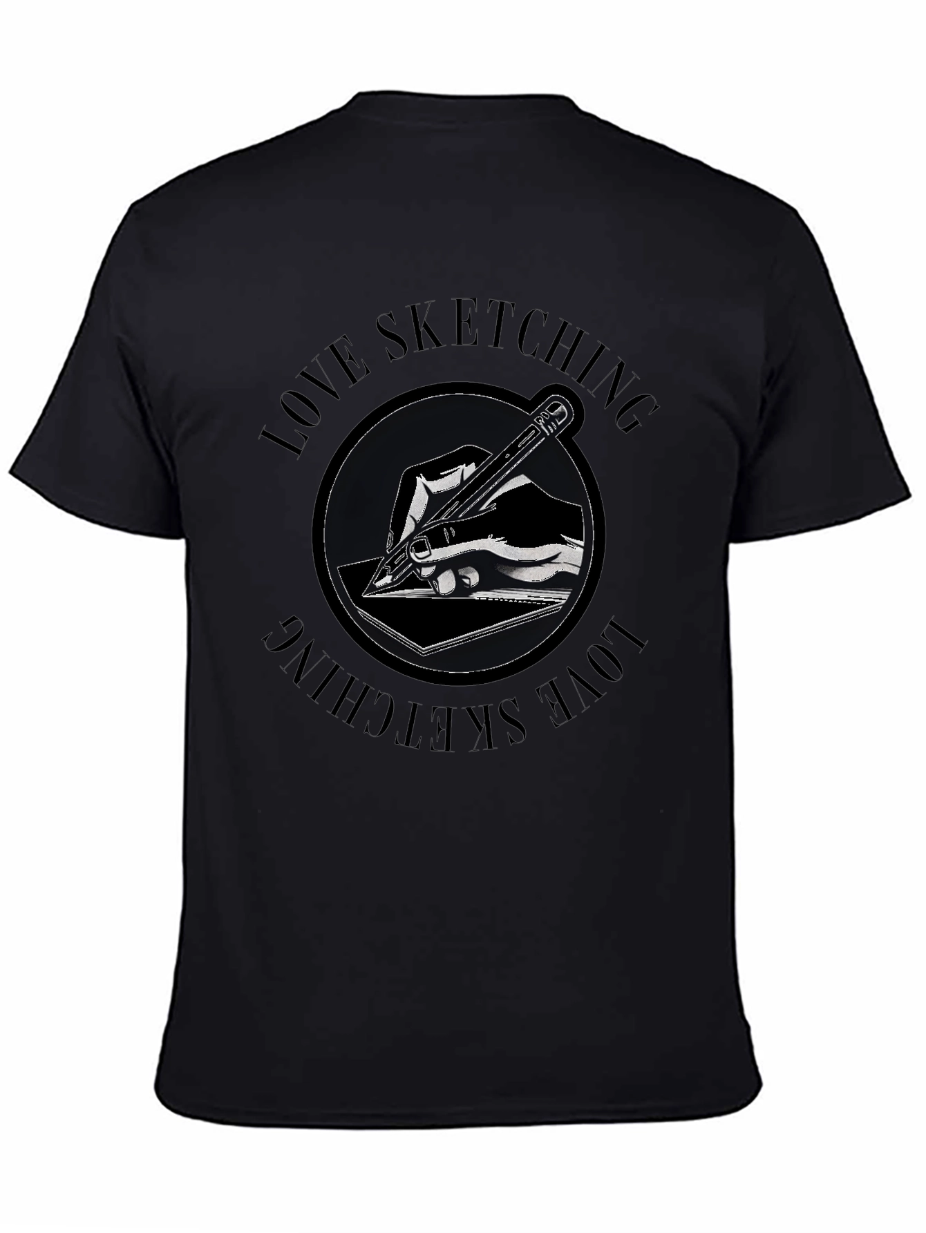 Love Sketching Graphic Tee - Artistic Drawing Shirt