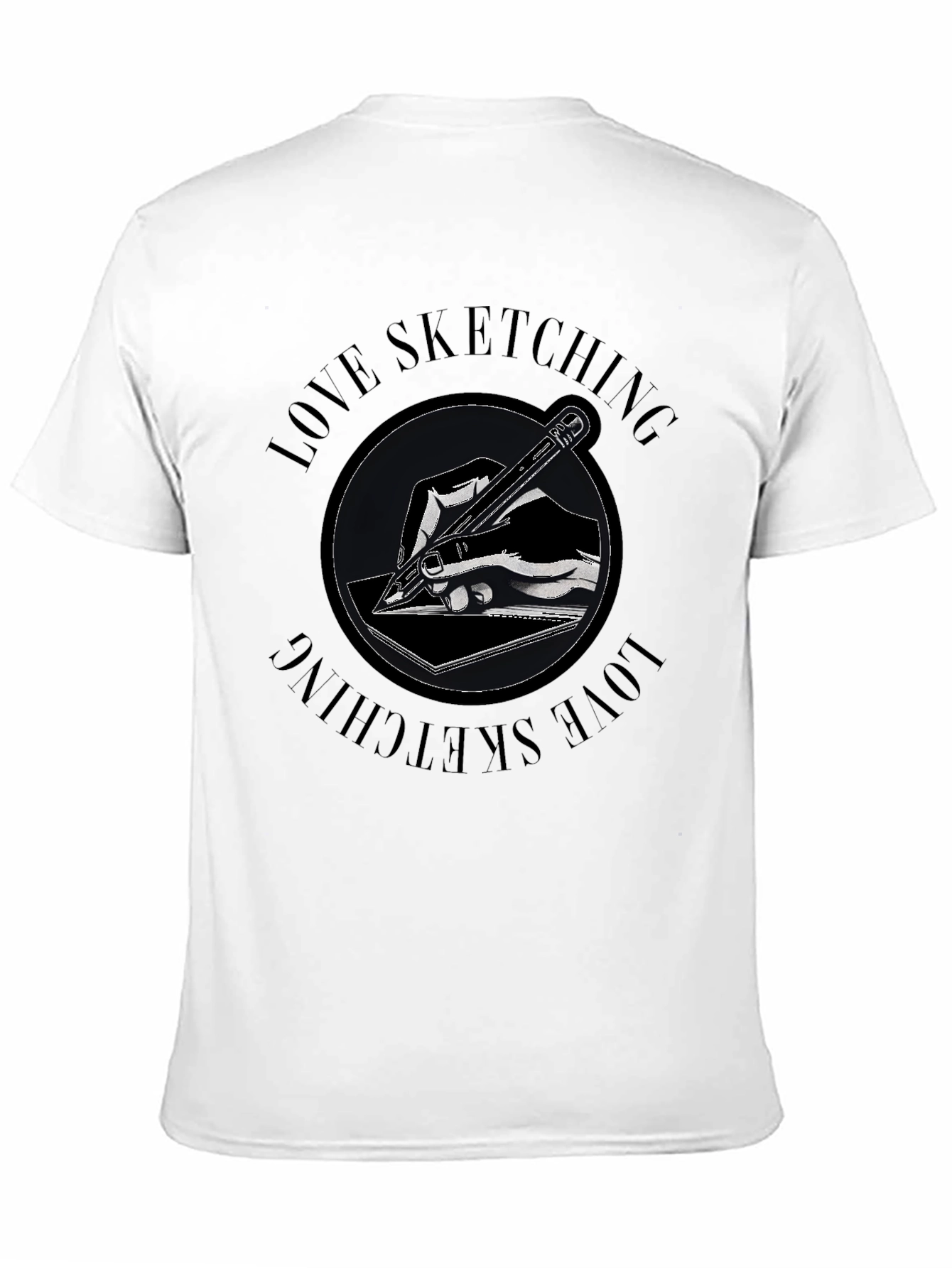 Love Sketching Graphic Tee - Artistic Drawing Shirt