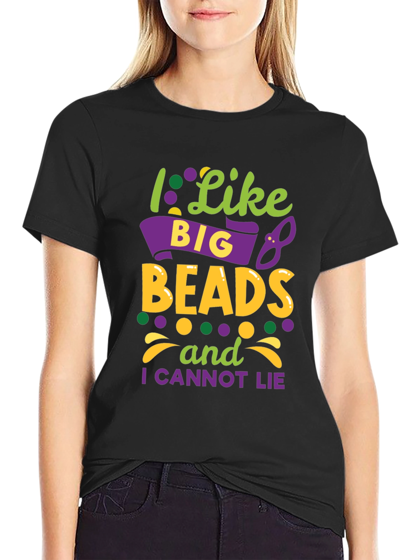 I Like Big Beads Mardi Gras T-Shirt