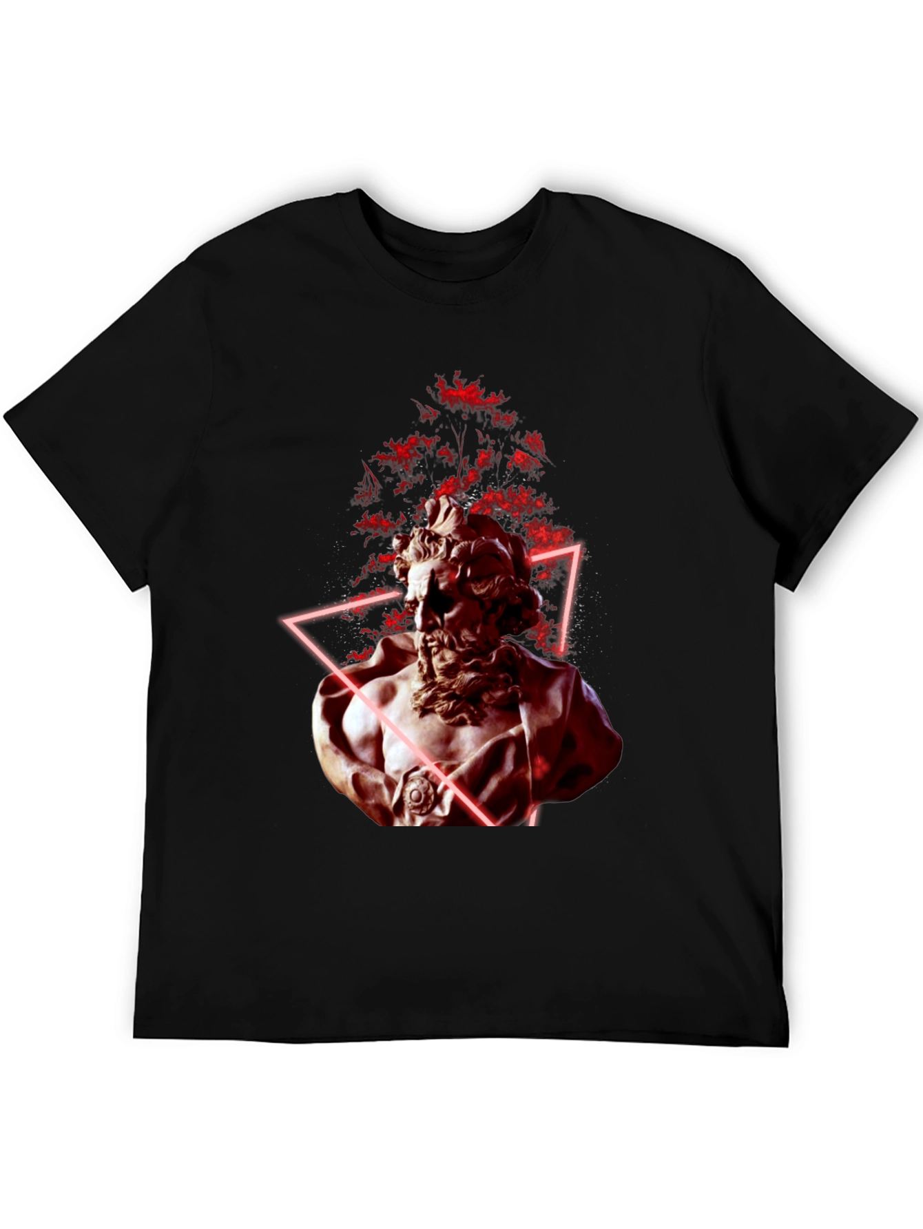Statue Graphic Tee - Mens Black T-Shirt