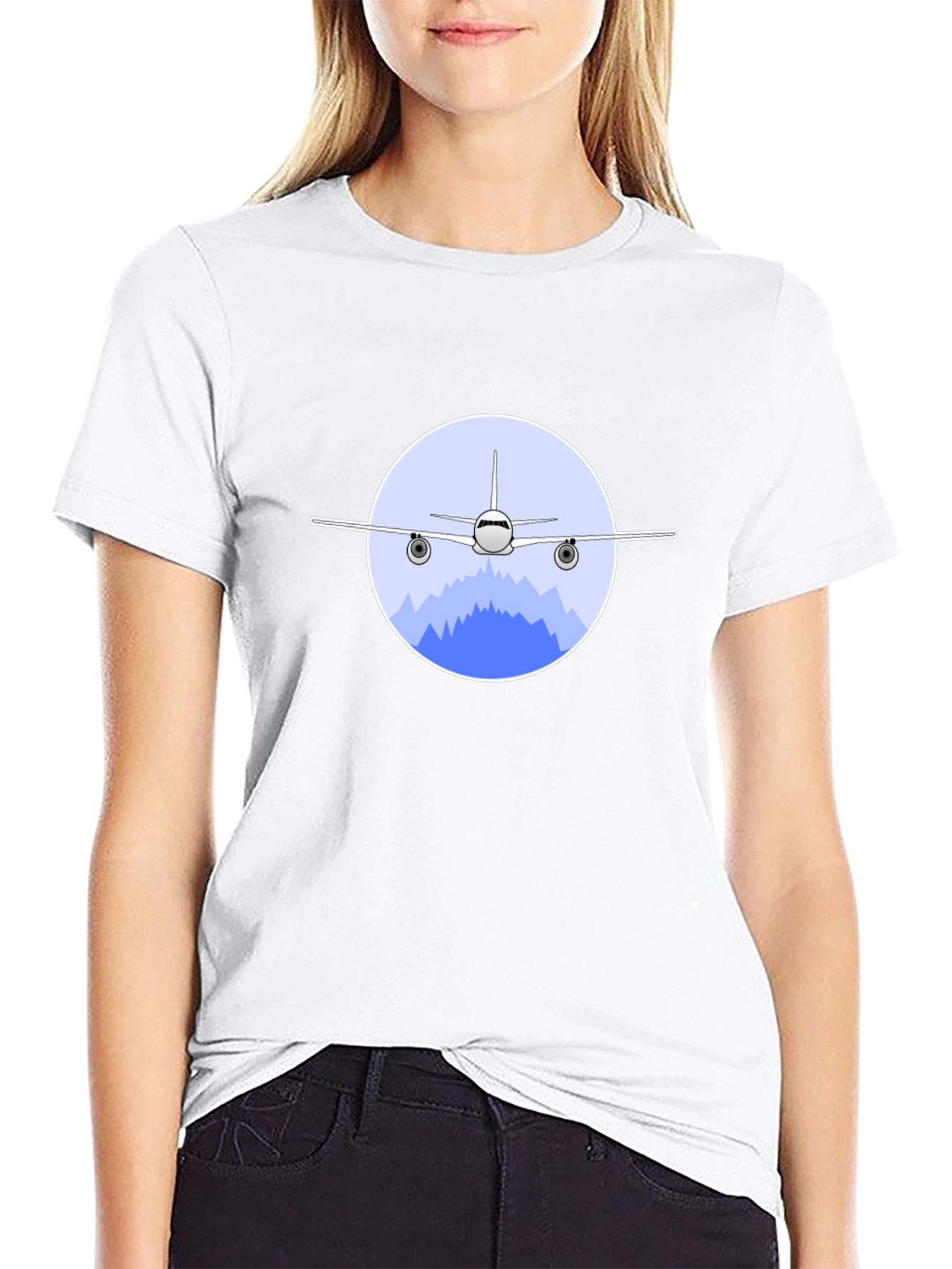 Airplane Graphic Tee - Fly High in Style