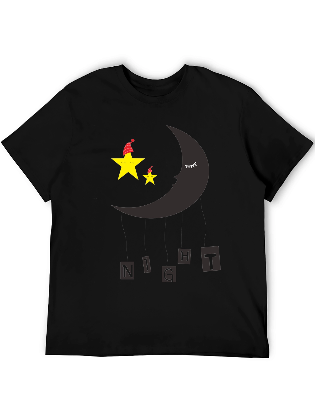 Night Sky Sleepy Moon & Stars Graphic Tee