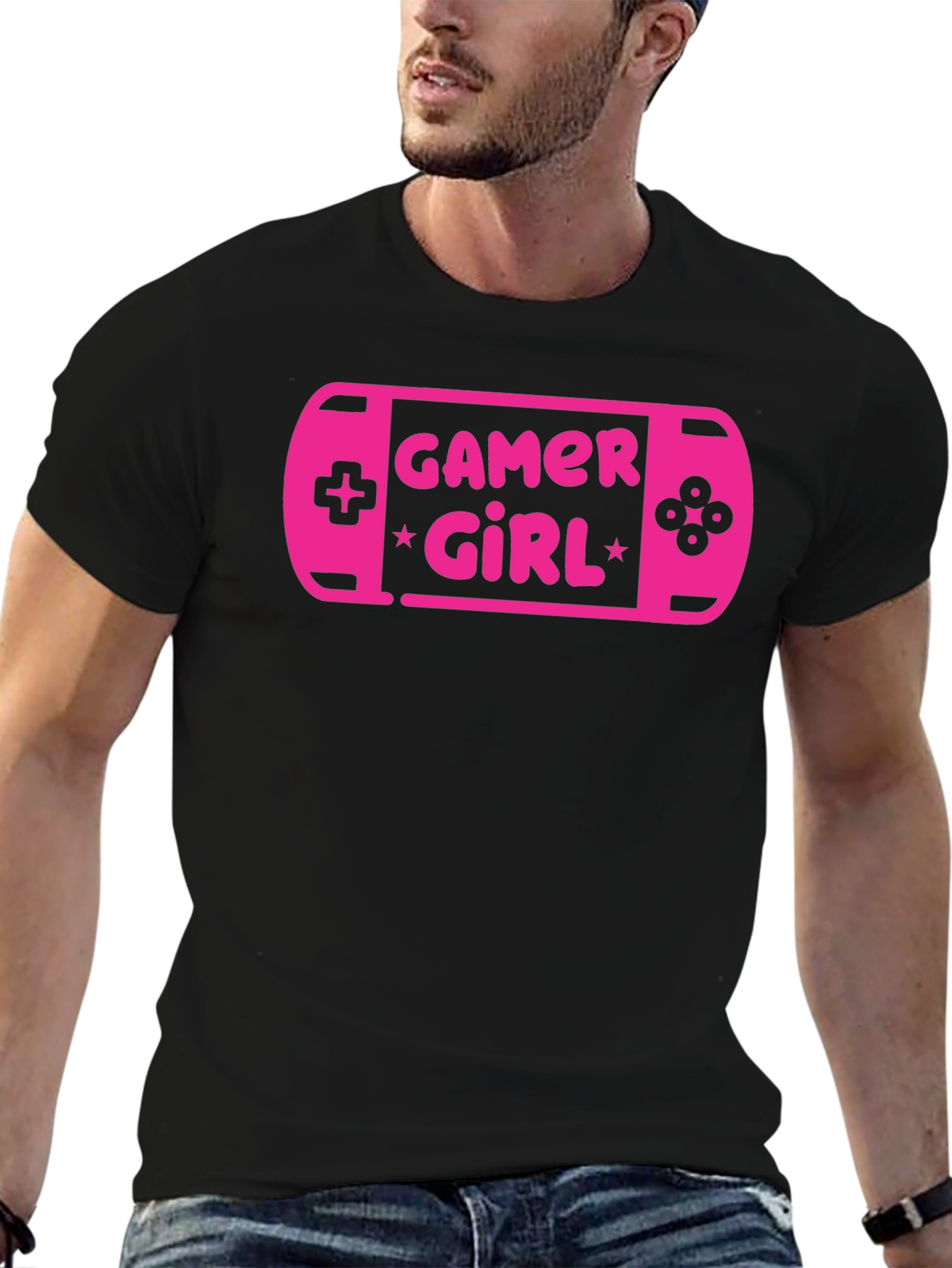 Gamer Girl Tee - Pink Console Graphic T-Shirt