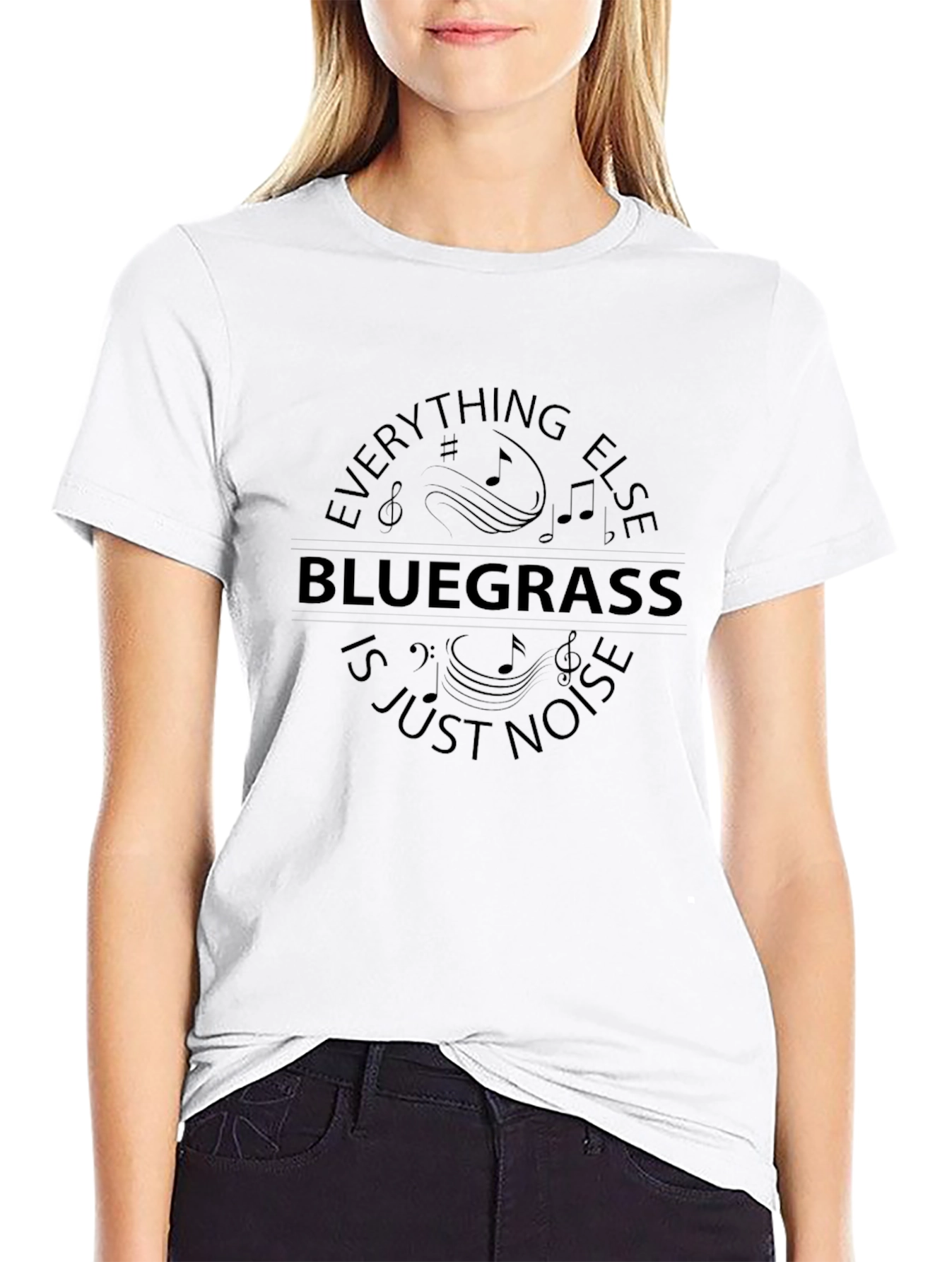 Bluegrass Music T-Shirt - Everything Else is Just Noise