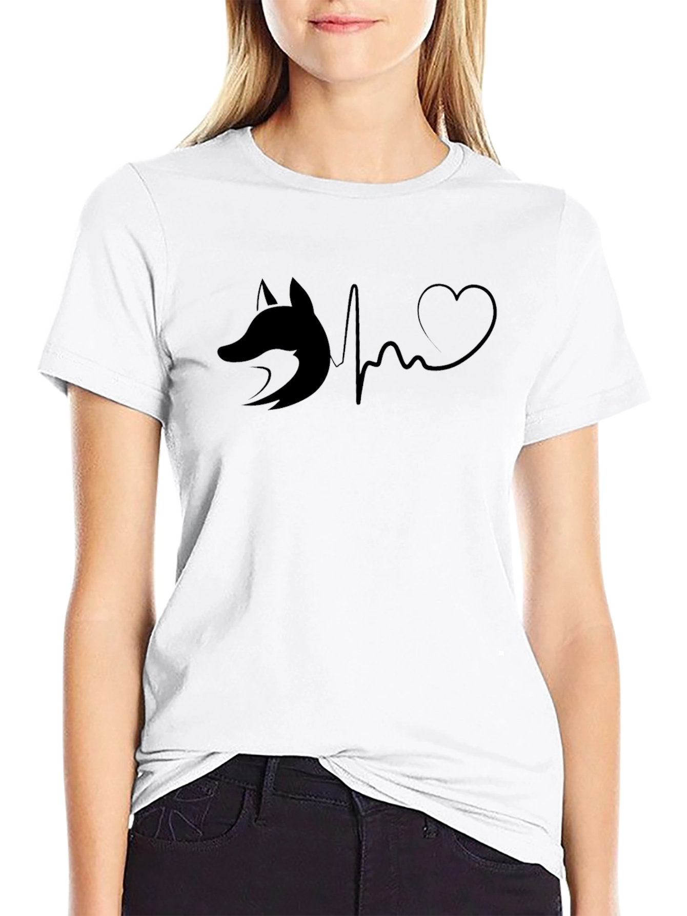 Fox Heartbeat Black T-Shirt