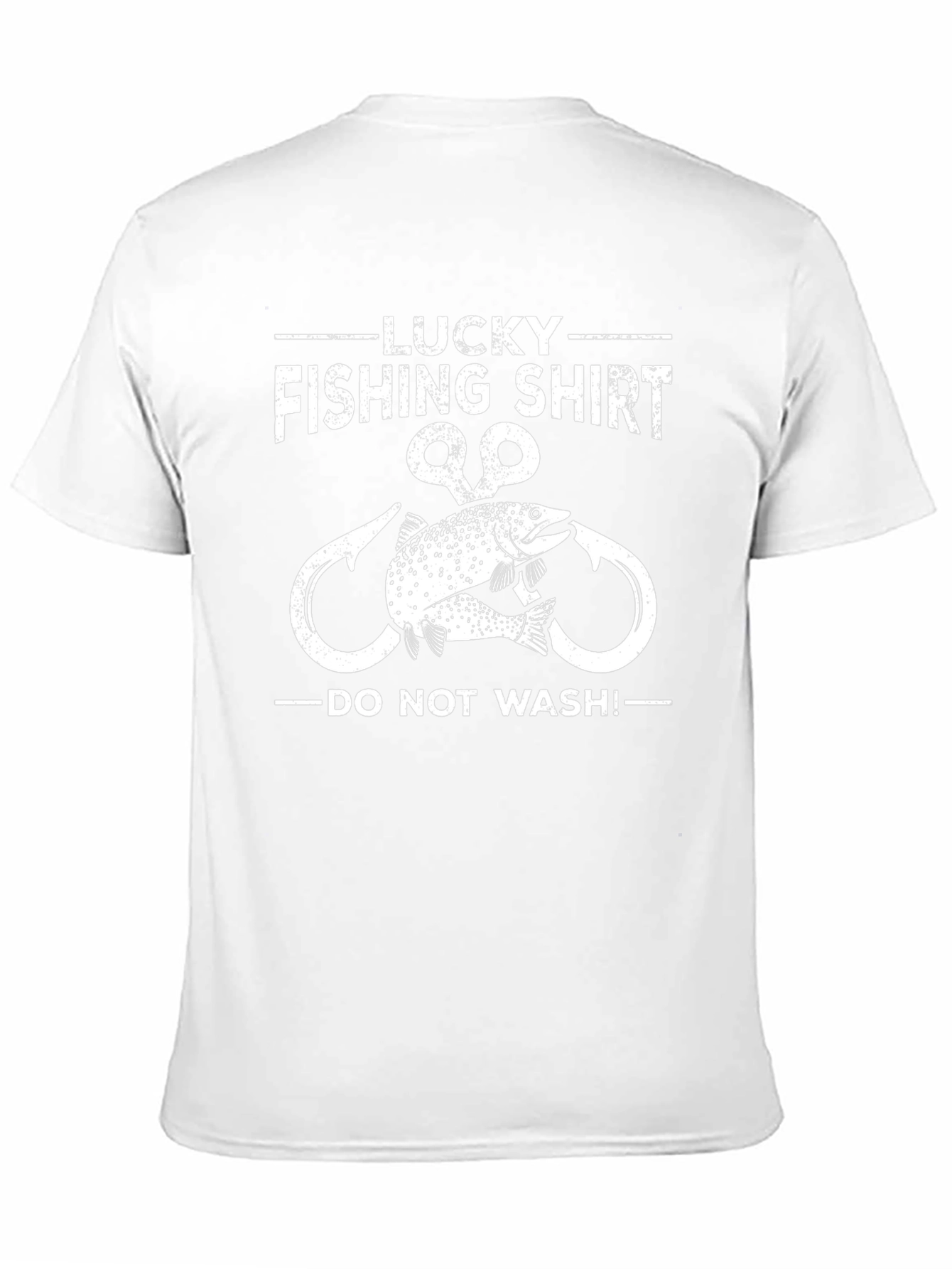 Lucky Fishing Shirt - Mens Black Graphic Tee