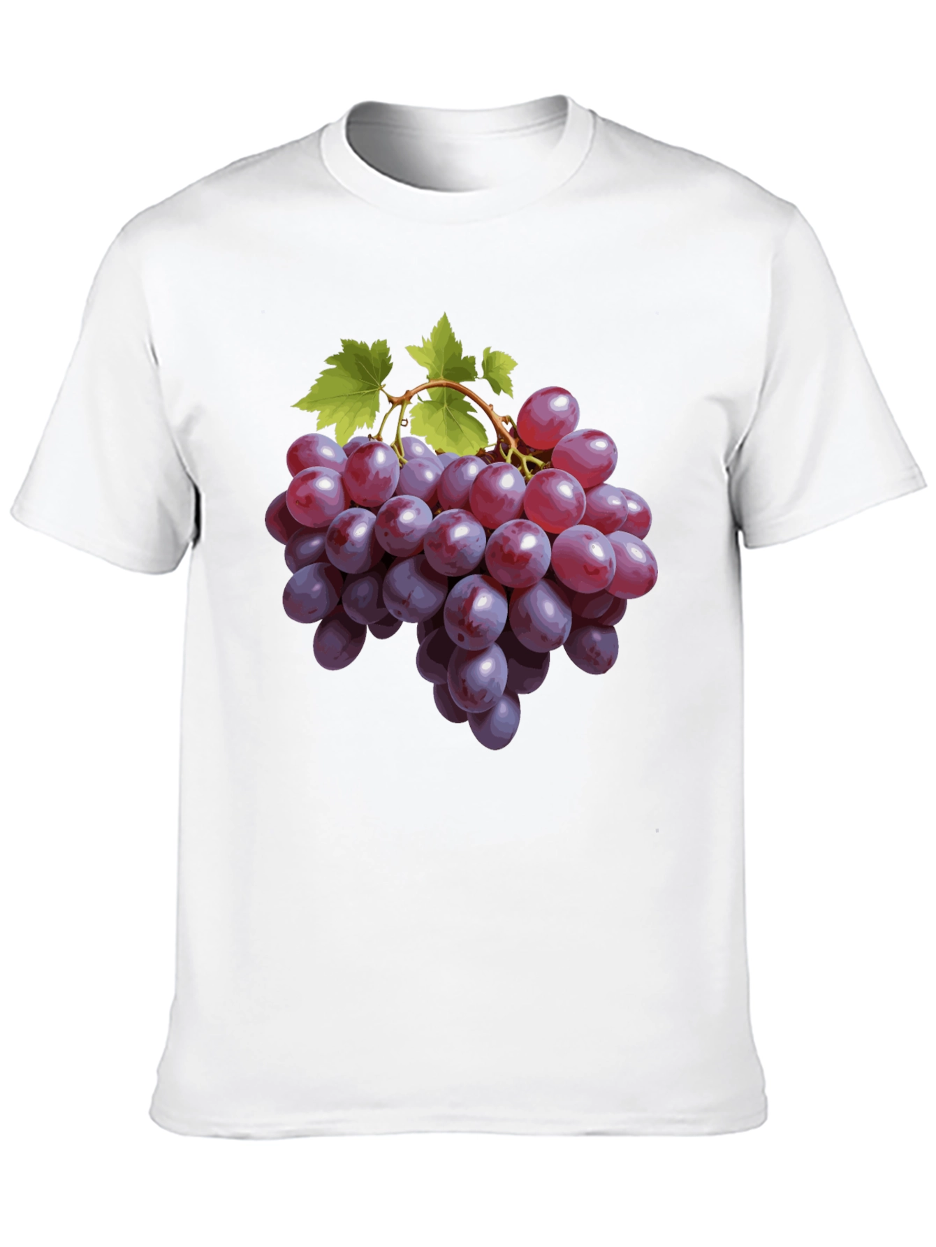 Grape Design Black T-Shirt