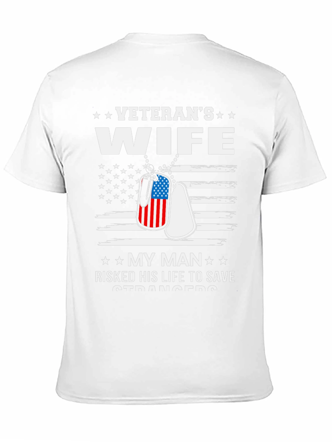 Veterans Wife Graphic T-Shirt