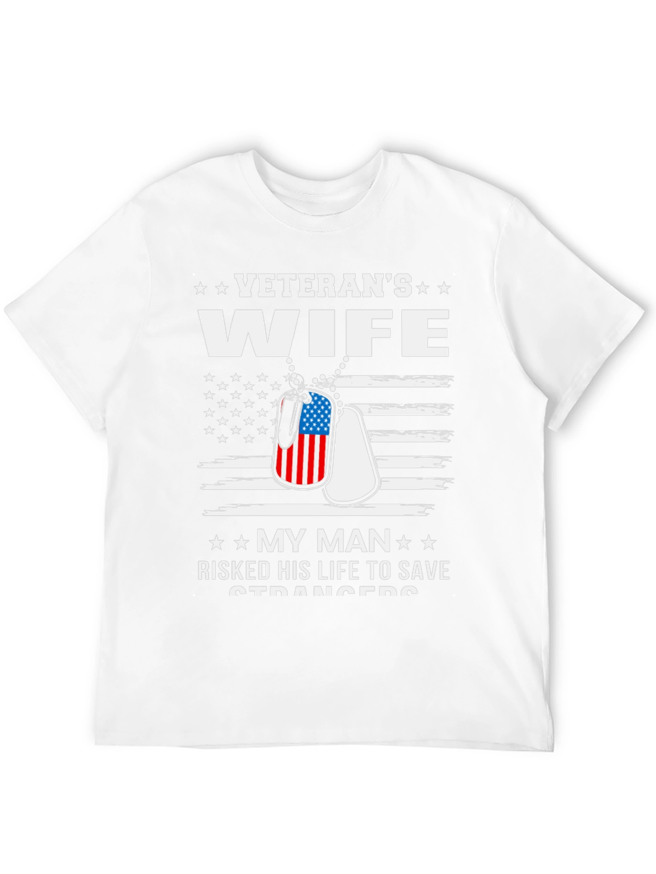 Veterans Wife Graphic T-Shirt