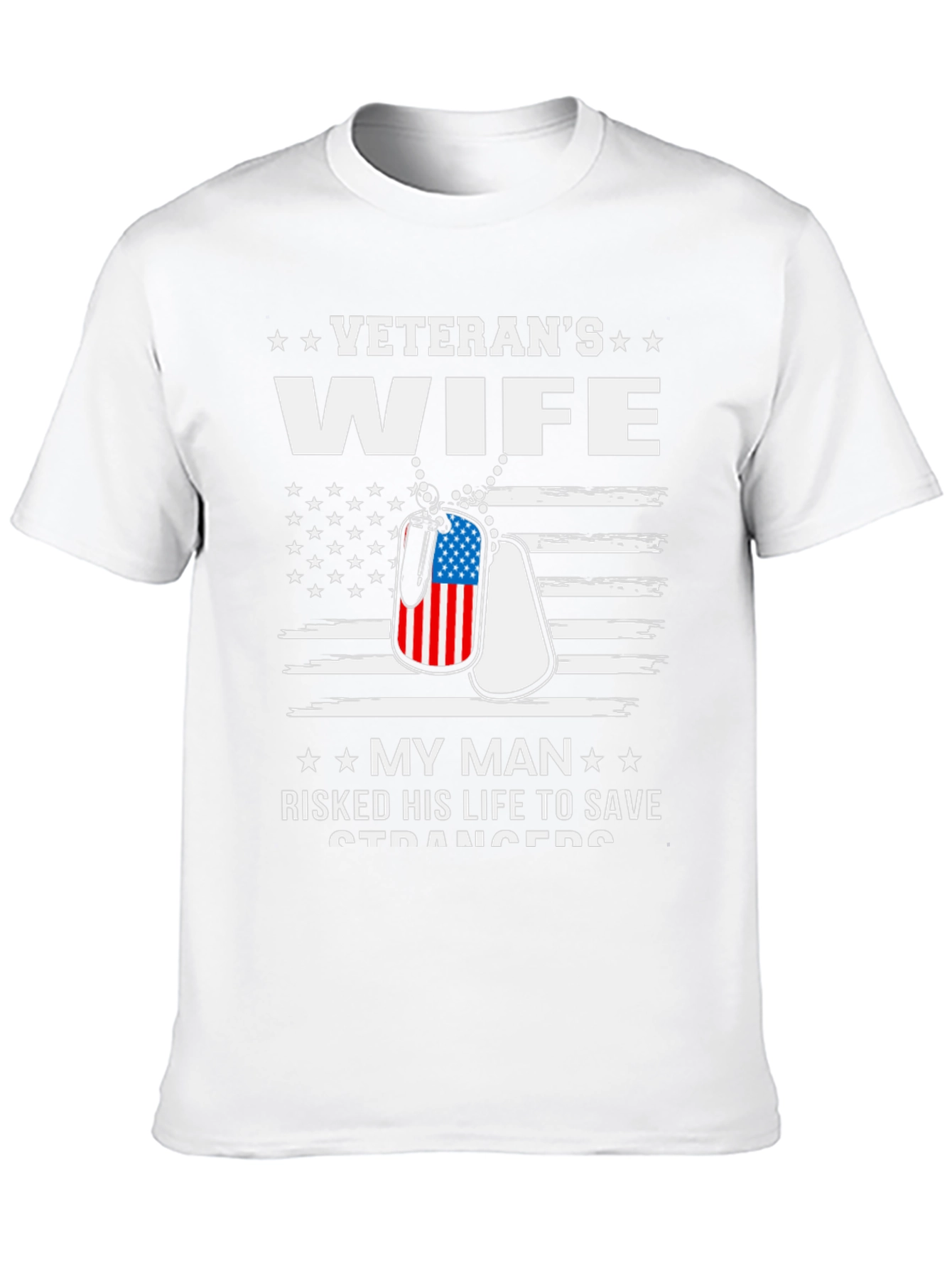 Veterans Wife Graphic T-Shirt