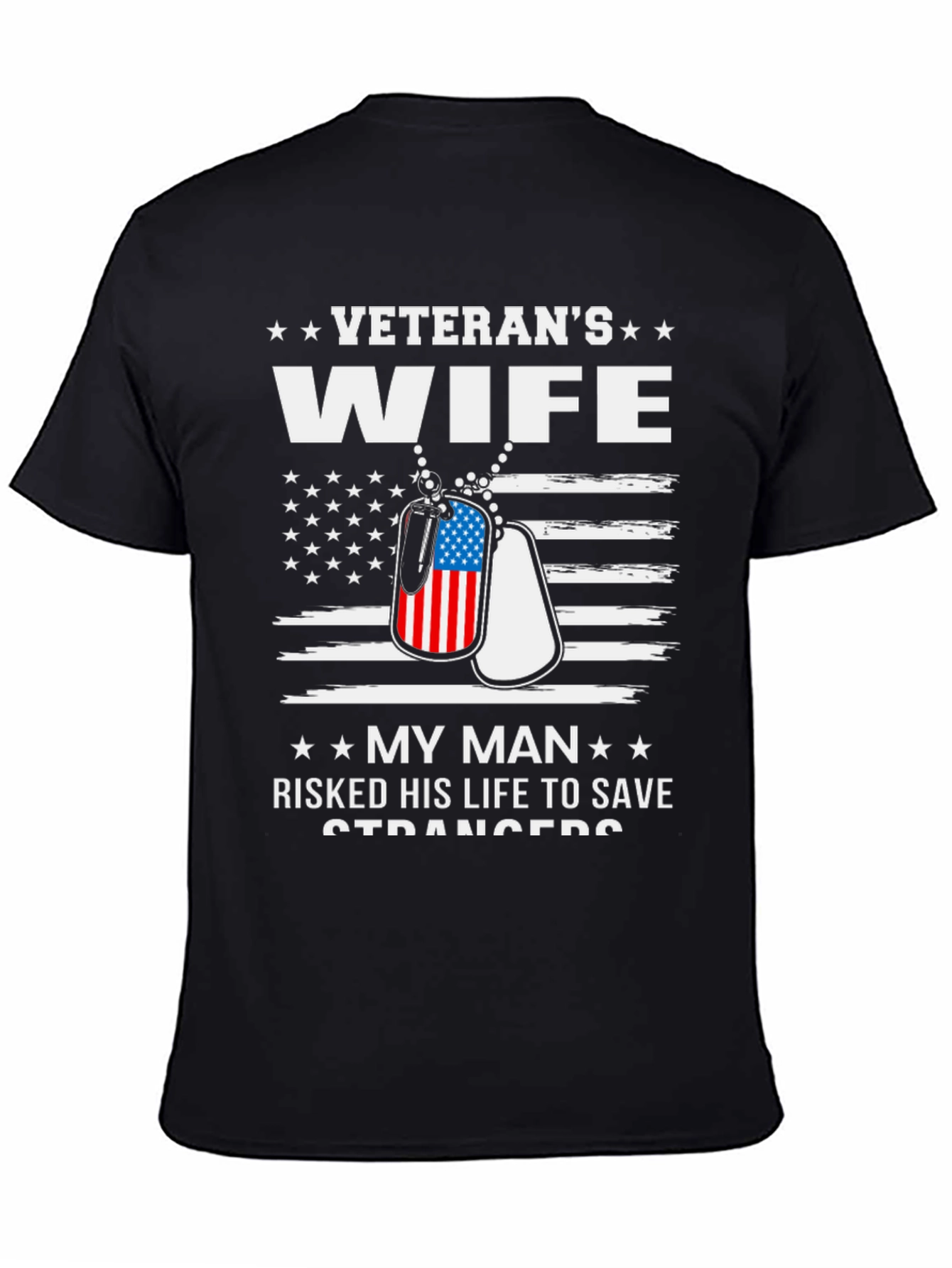 Veterans Wife Graphic T-Shirt