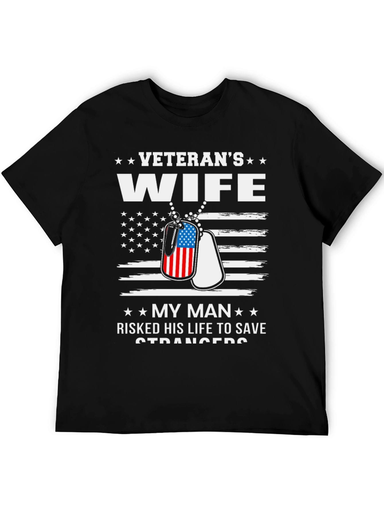 Veterans Wife Graphic T-Shirt
