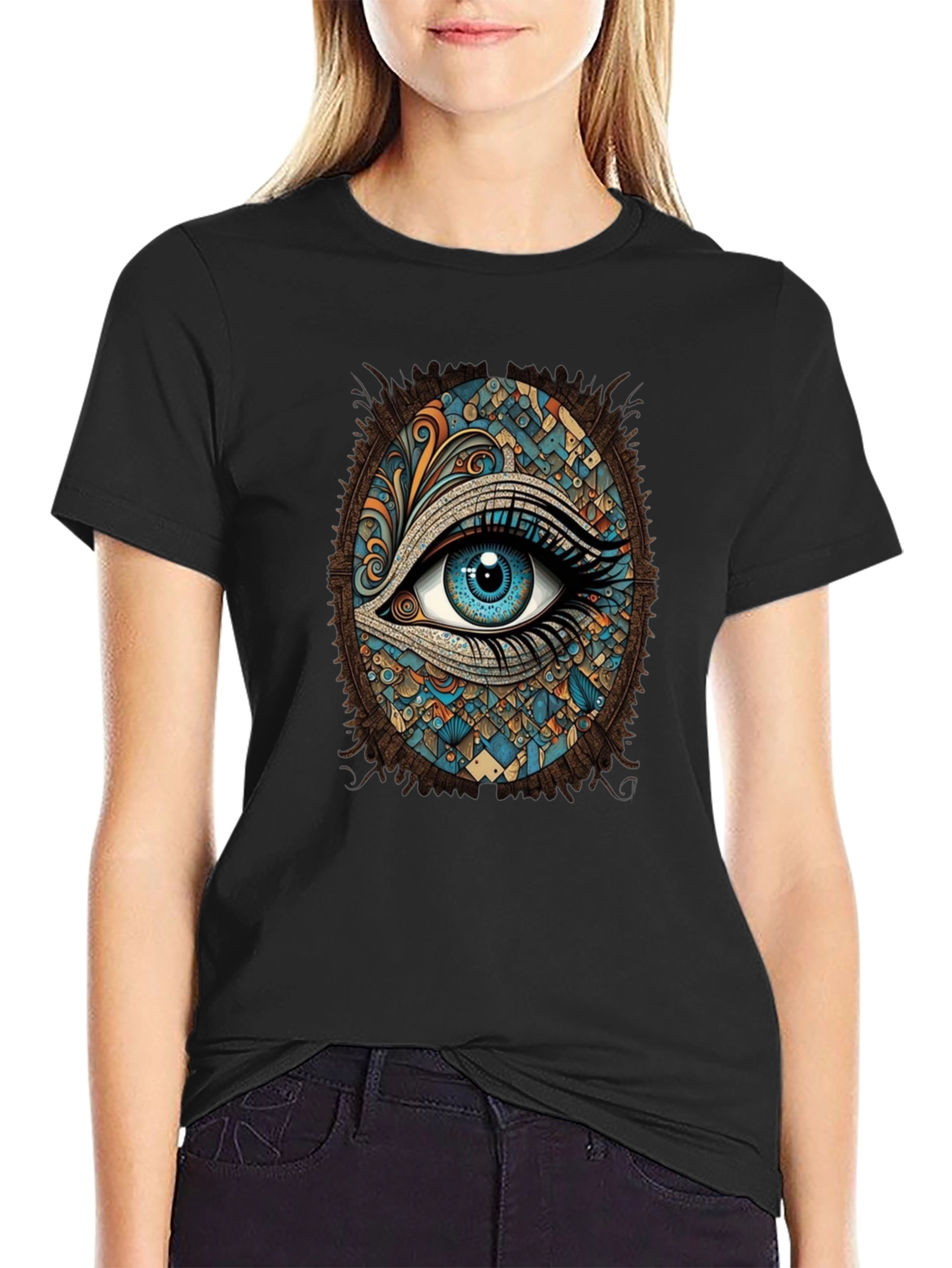 Mystic Eye Graphic Tee - Artistic Vision
