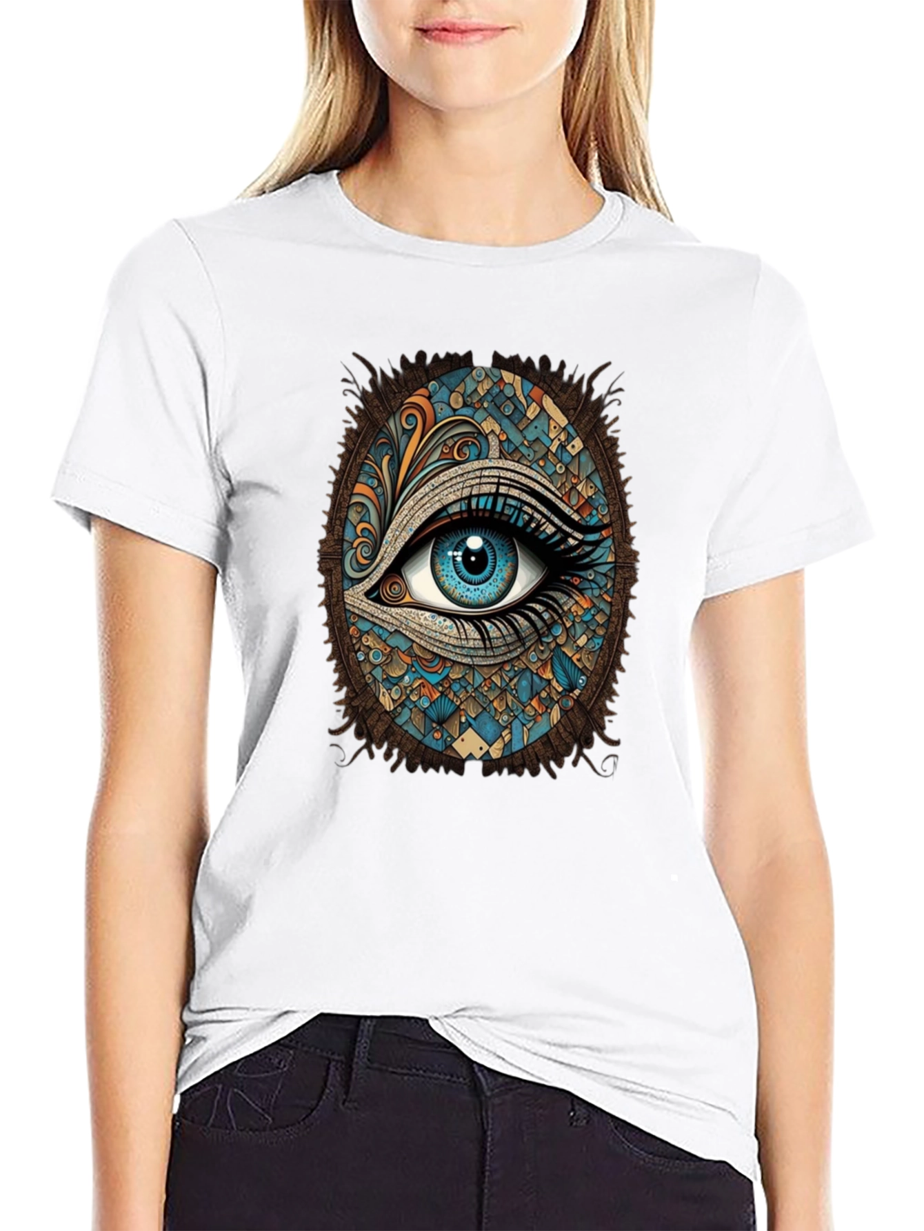 Mystic Eye Graphic Tee - Artistic Vision