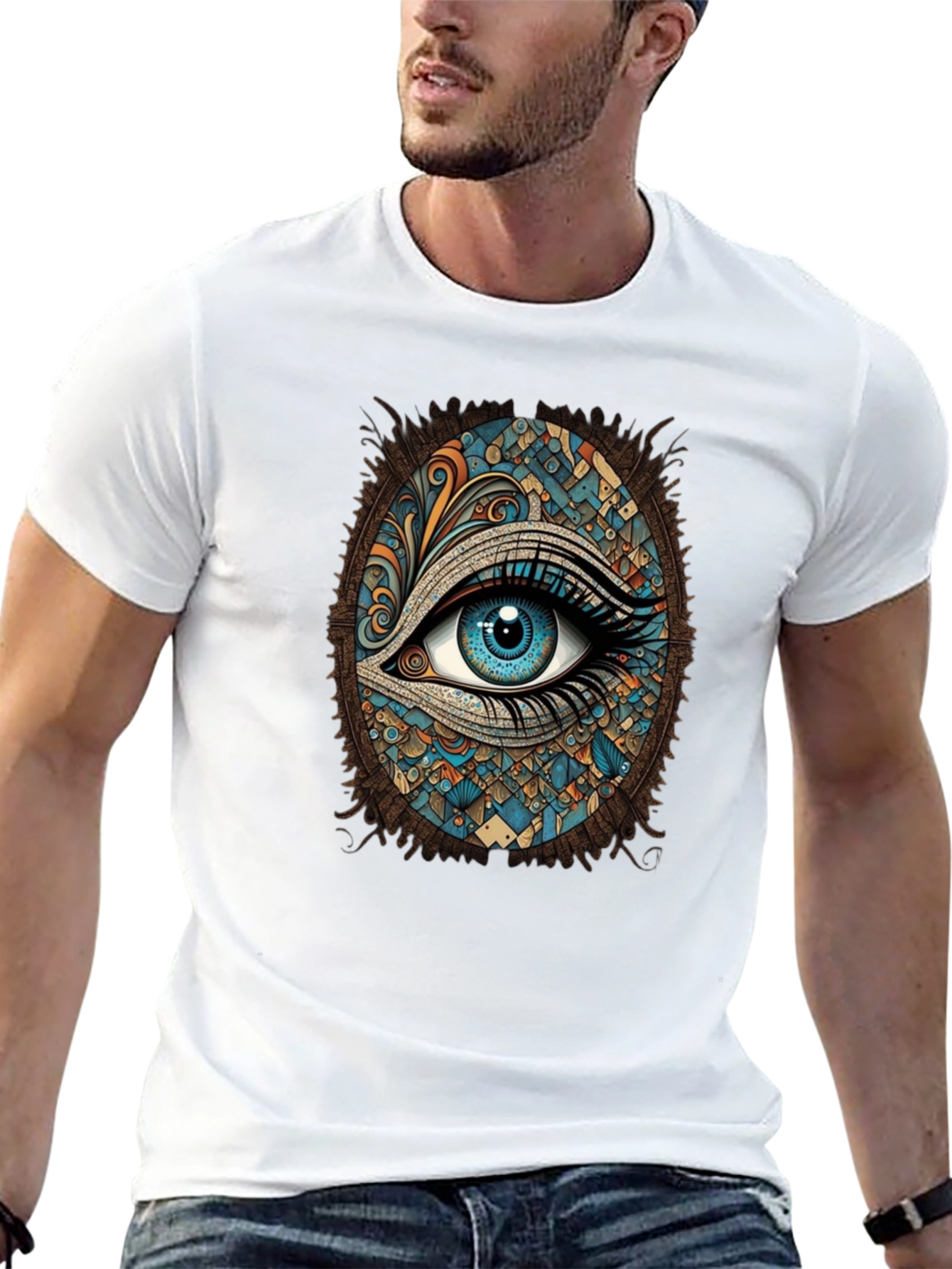 Mystic Eye Graphic Tee - Artistic Vision