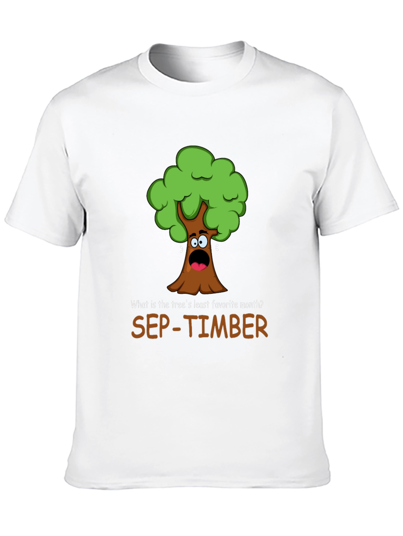 Funny Sep-Timber Tree Pun T-Shirt
