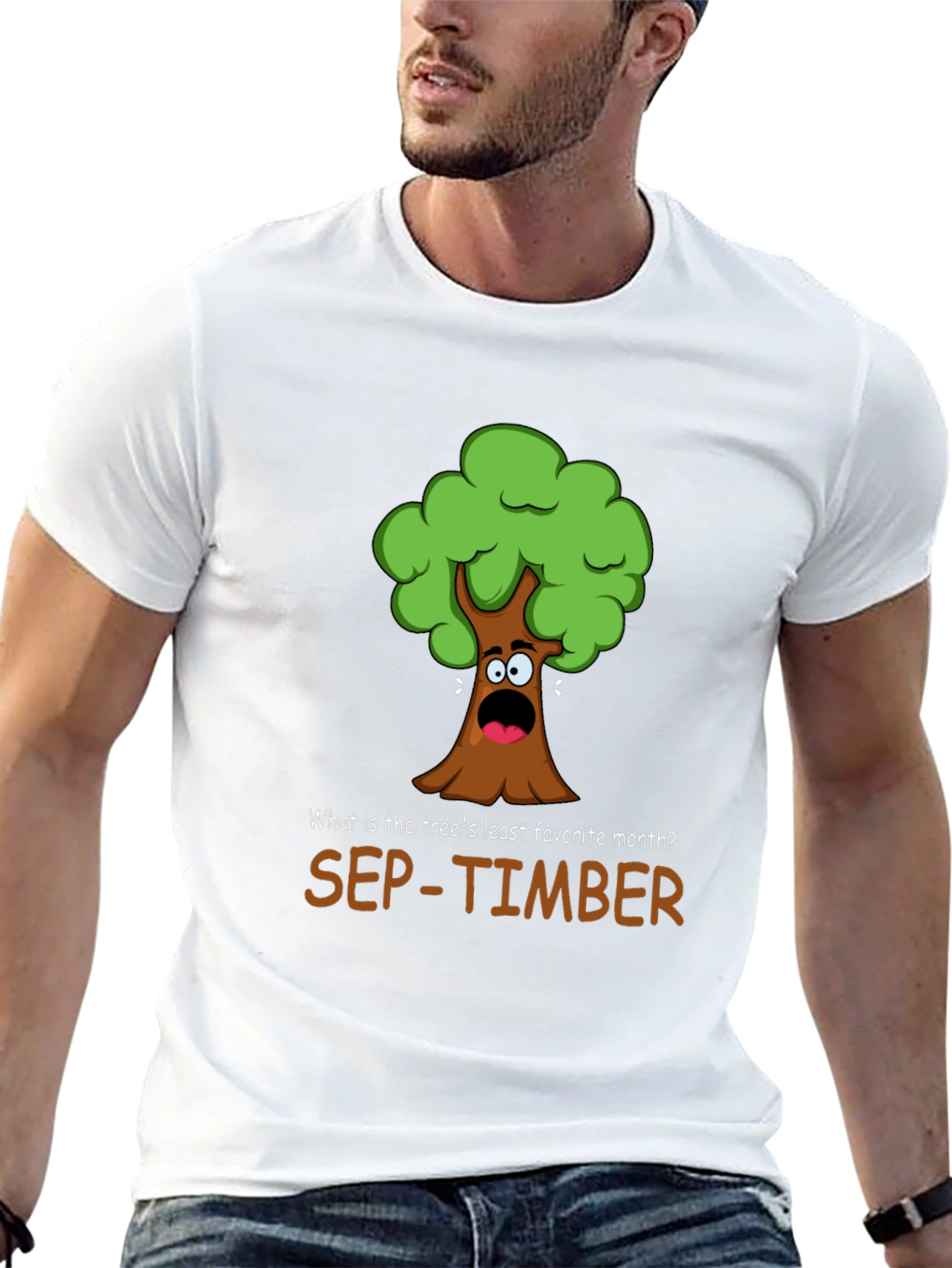 Funny Sep-Timber Tree Pun T-Shirt