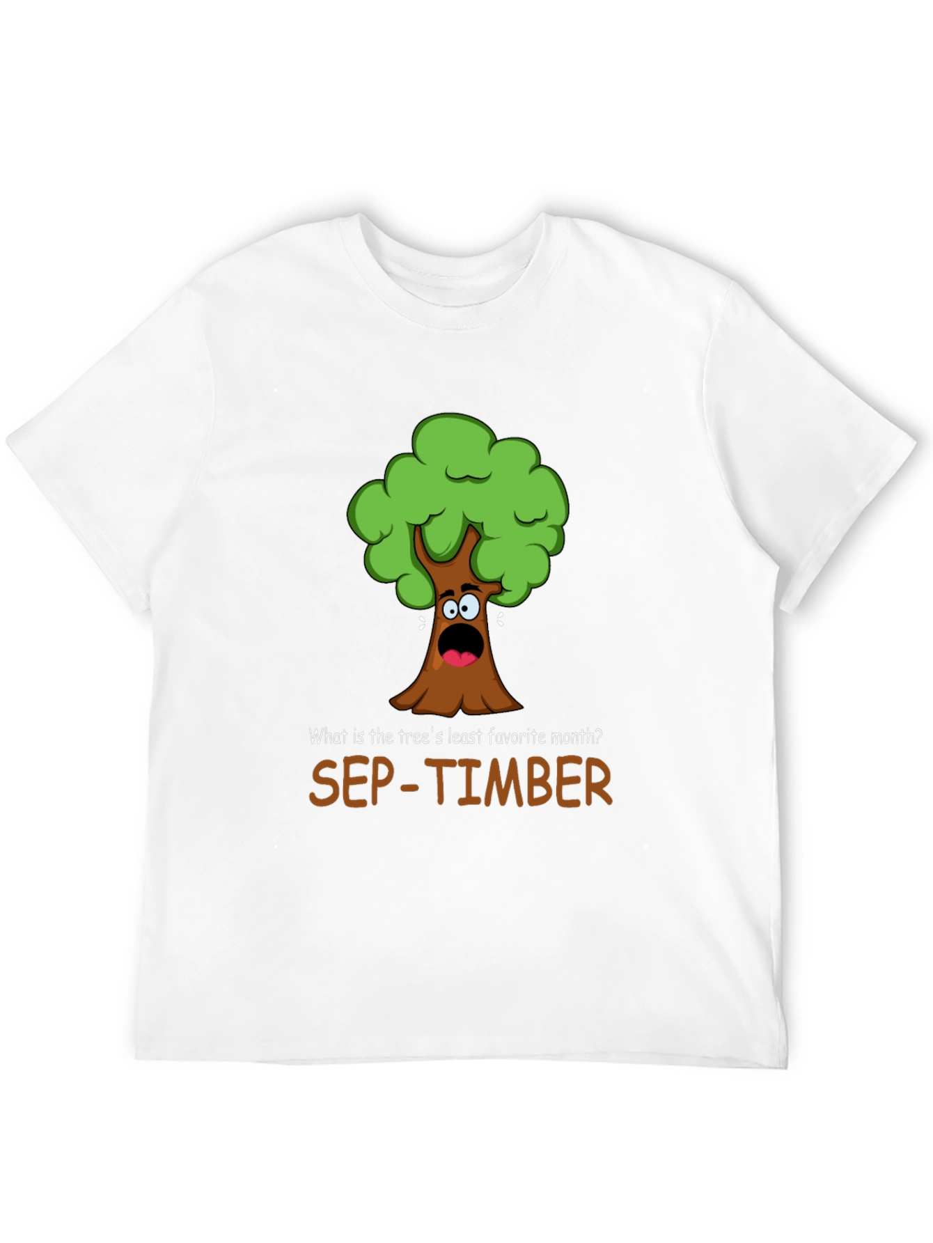 Funny Sep-Timber Tree Pun T-Shirt