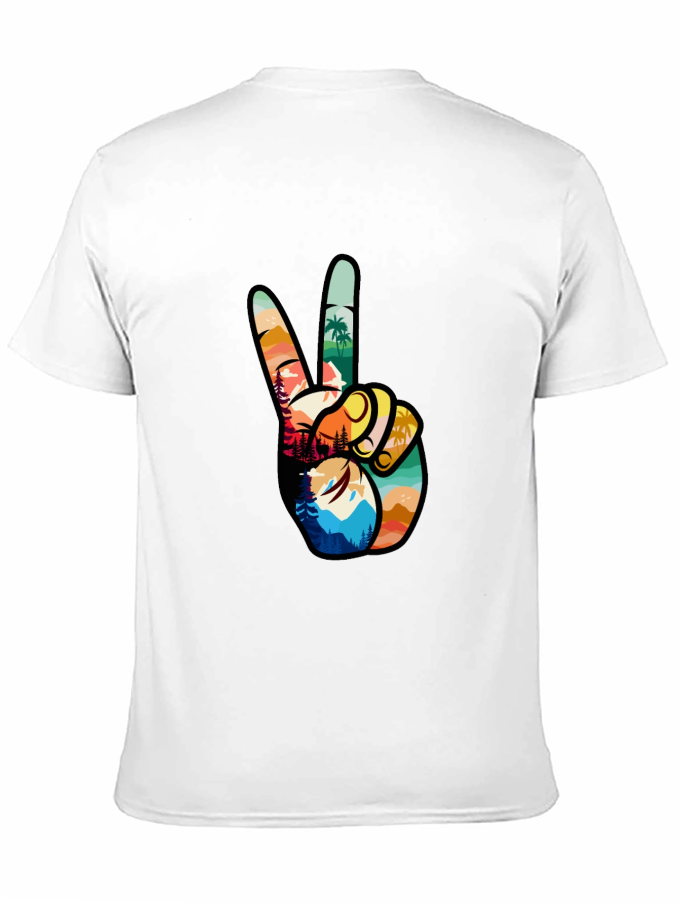 Peace Sign Nature T-Shirt