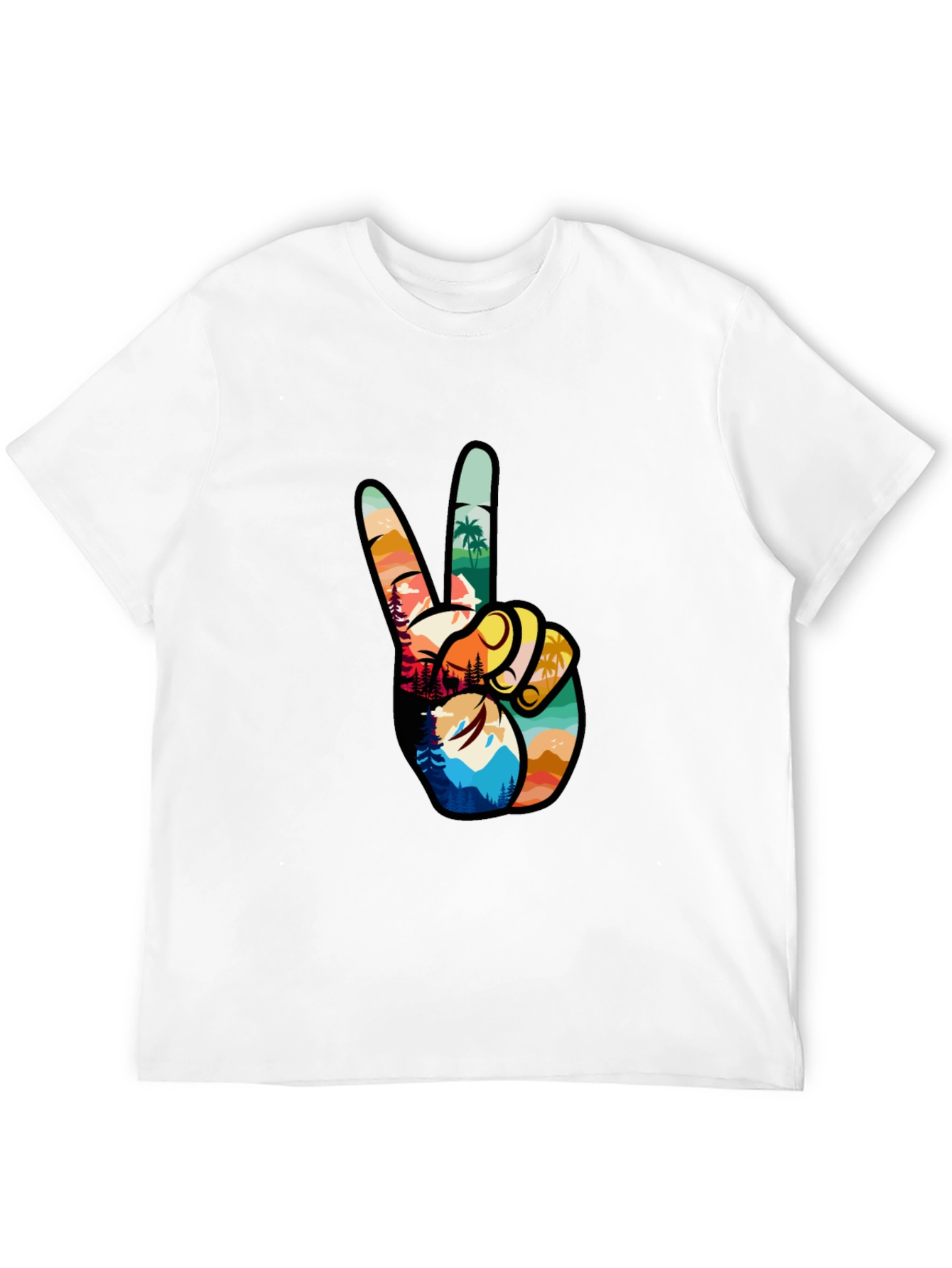 Peace Sign Nature T-Shirt