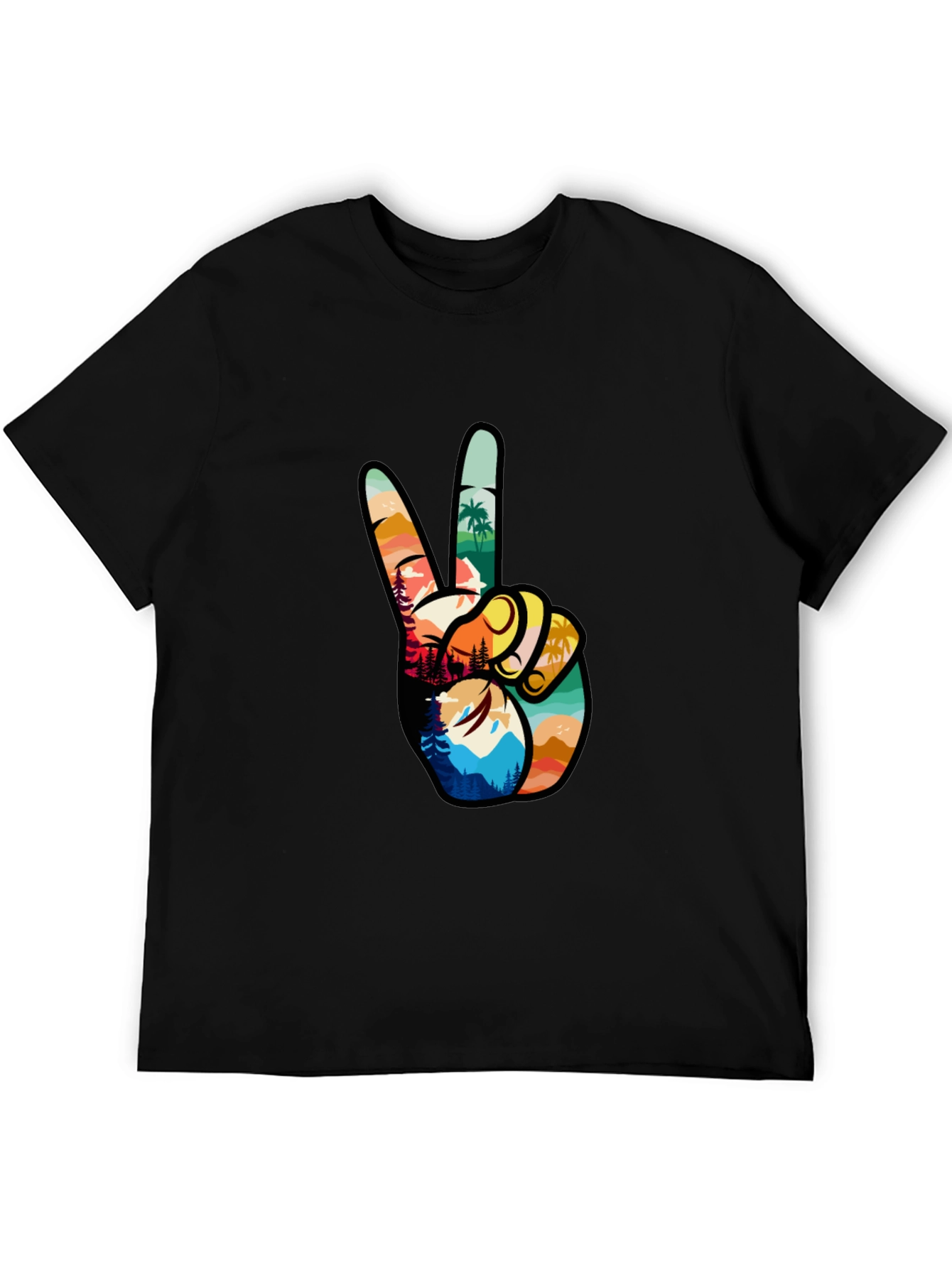 Peace Sign Nature T-Shirt