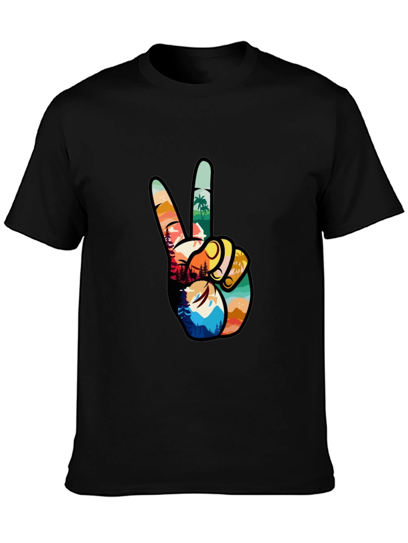 Peace Sign Nature T-Shirt