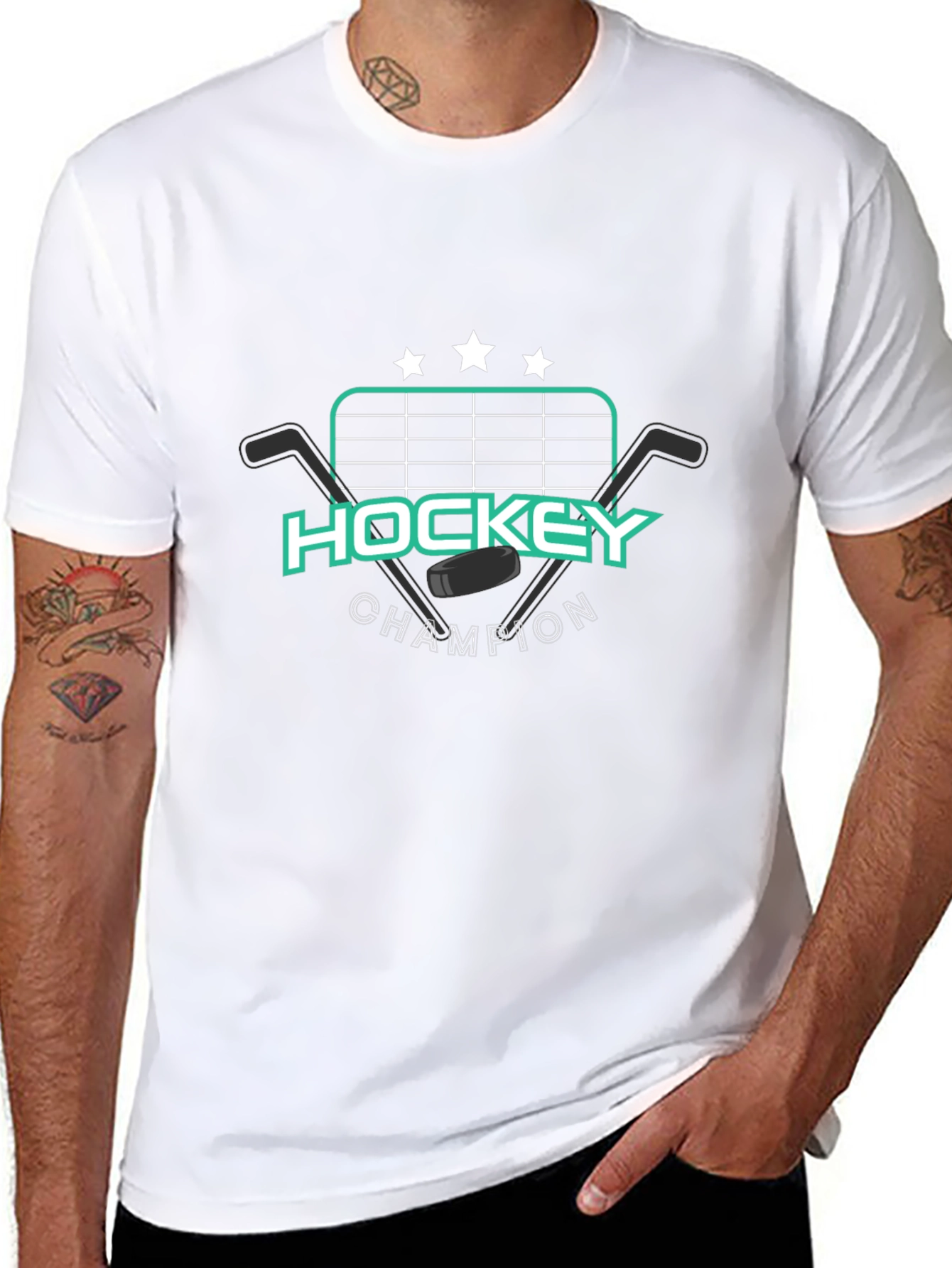 Hockey Champion Graphic T-Shirt