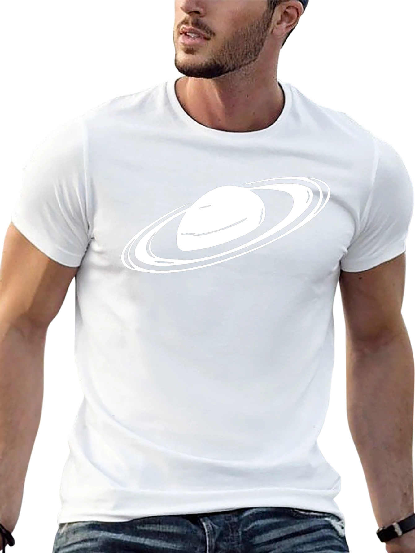 Saturn Graphic Tee - Cool Space Shirt