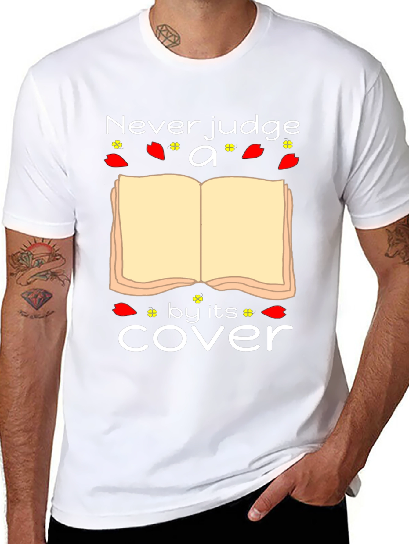 Never Judge a Book by Its Cover T-Shirt