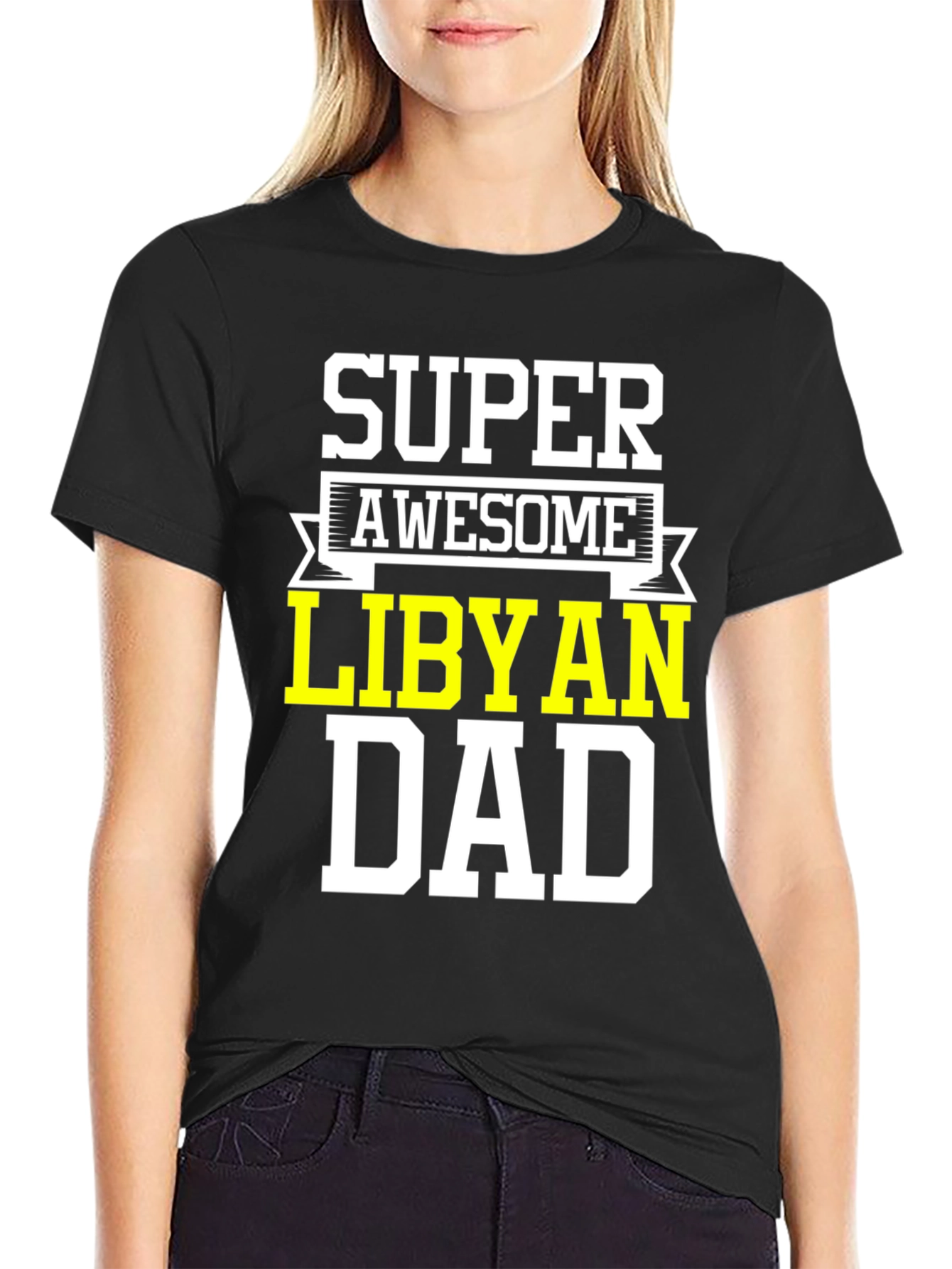 Super Awesome Libyan Dad T-Shirt