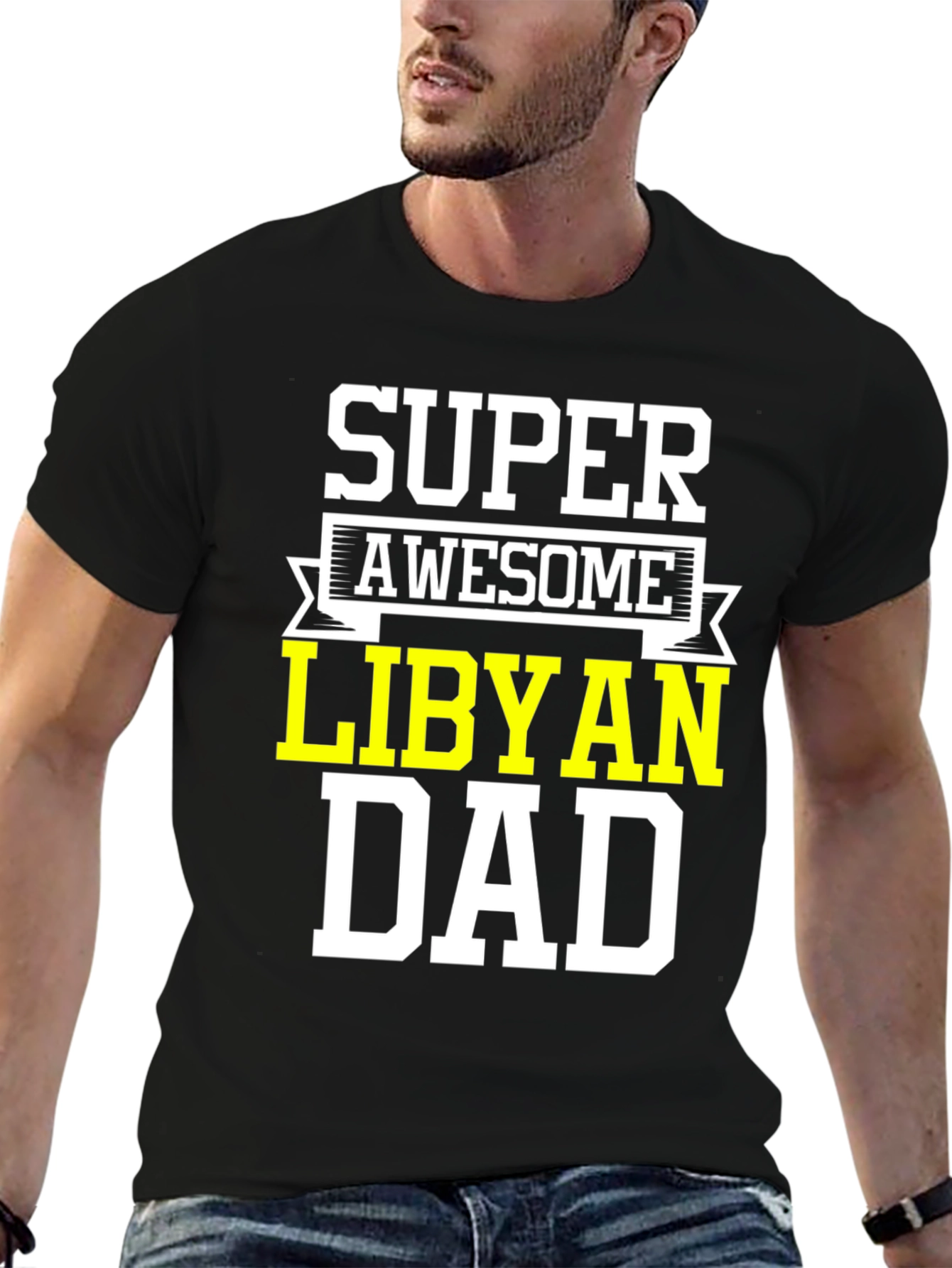 Super Awesome Libyan Dad T-Shirt