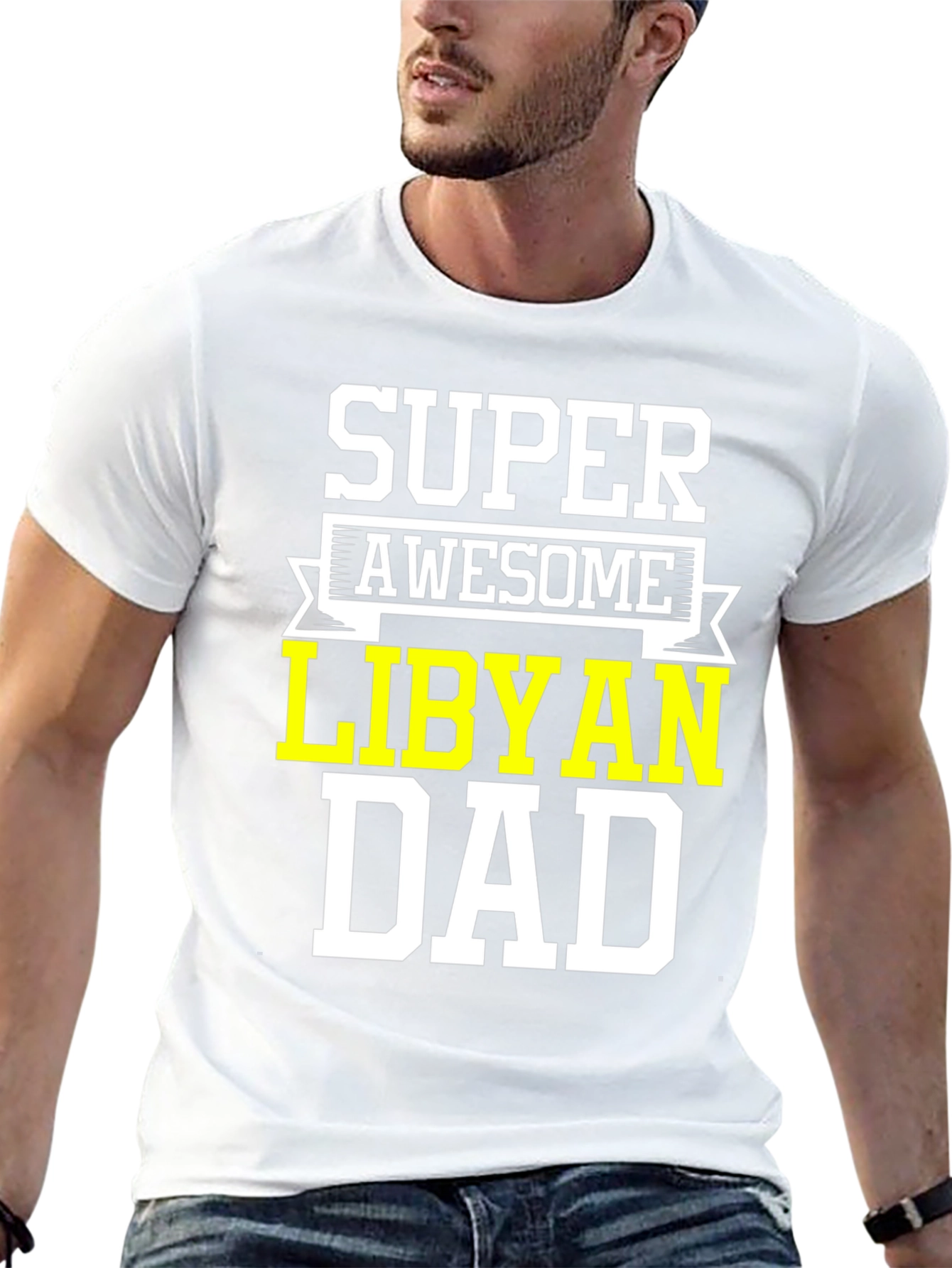Super Awesome Libyan Dad T-Shirt