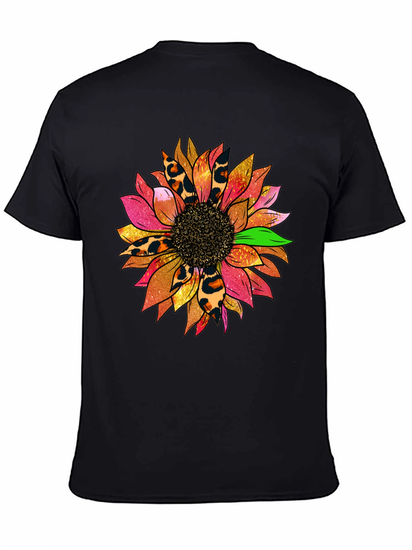 Sunflower Leopard Print Graphic Tee