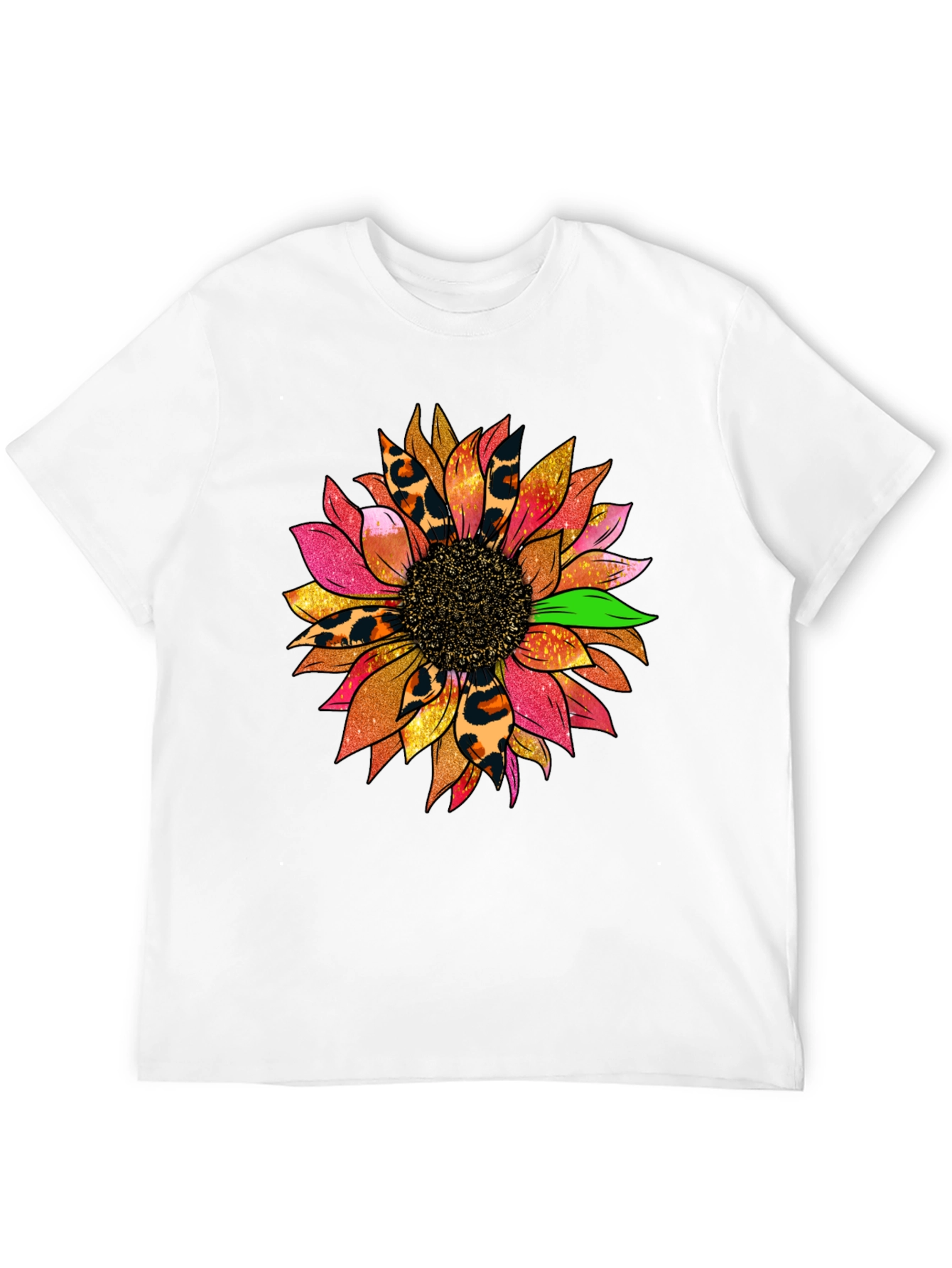 Sunflower Leopard Print Graphic Tee
