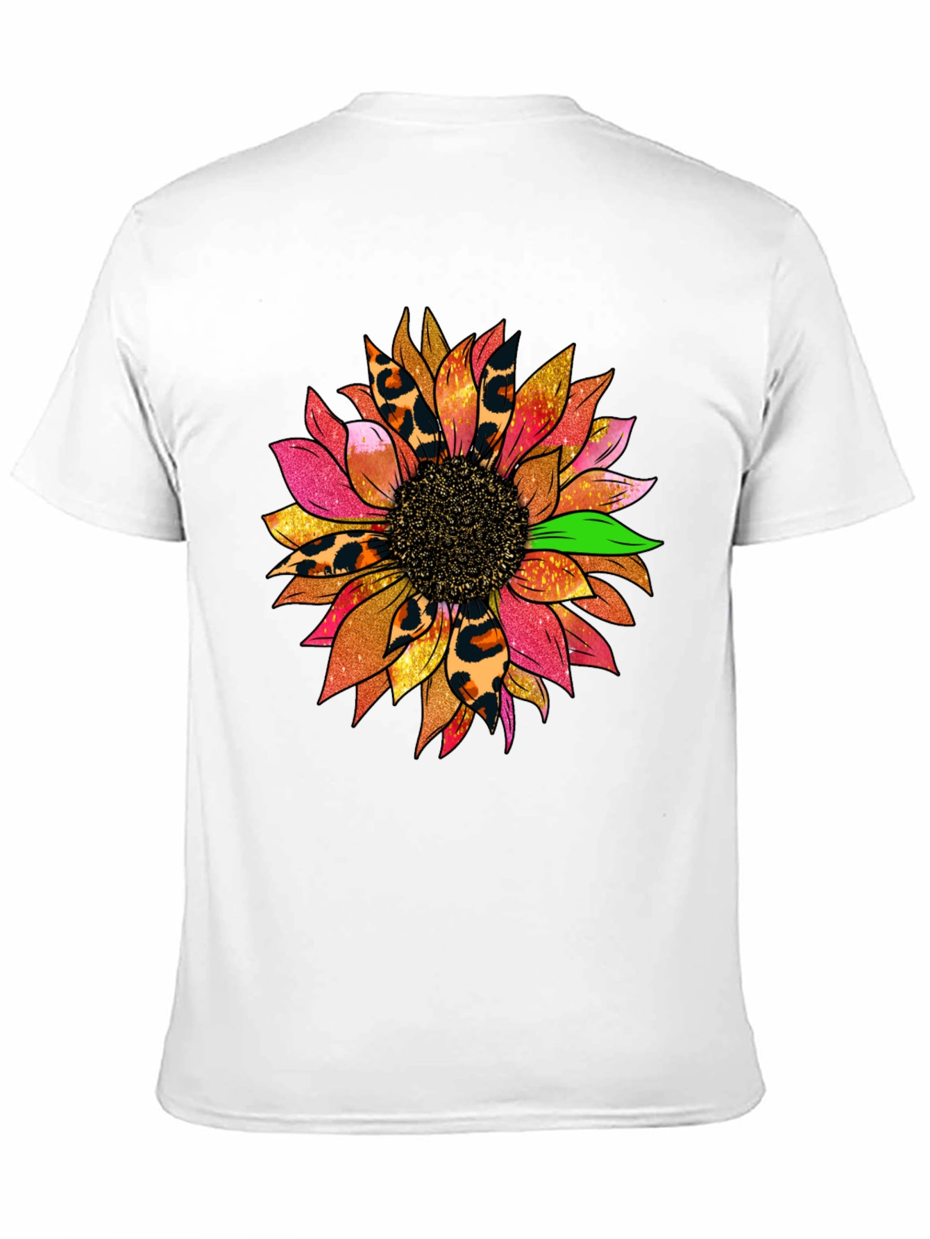 Sunflower Leopard Print Graphic Tee