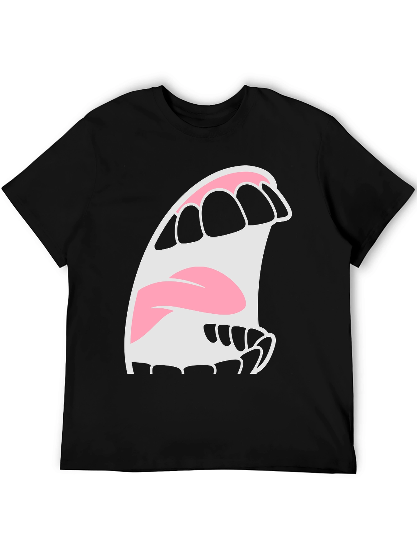 Cartoon Mouth T-Shirt - Expressive Graphic Tee