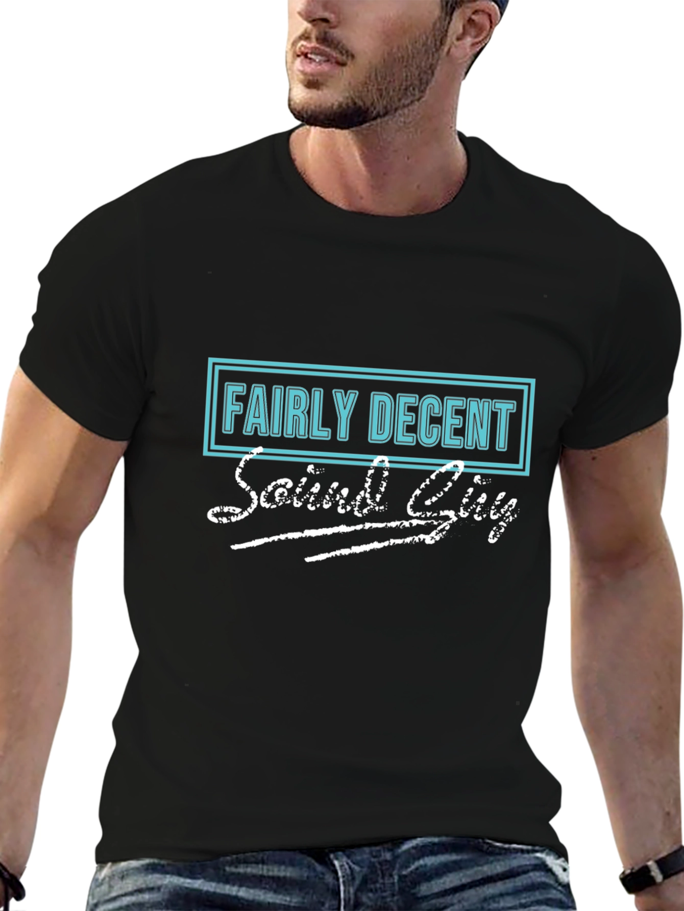 Fairly Decent Sound Guy Black T-Shirt