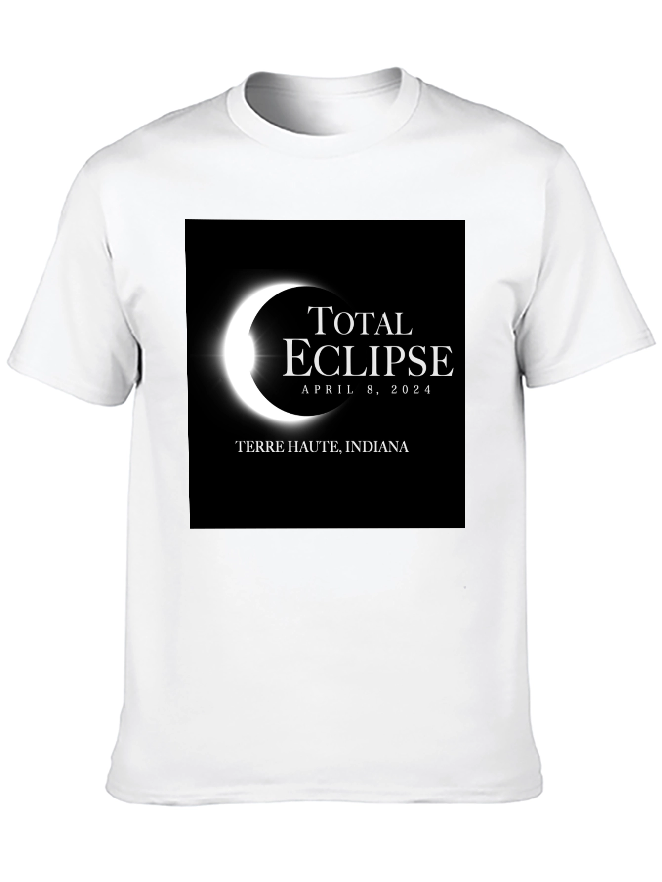 Total Eclipse 2024 Terre Haute Indiana T-Shirt
