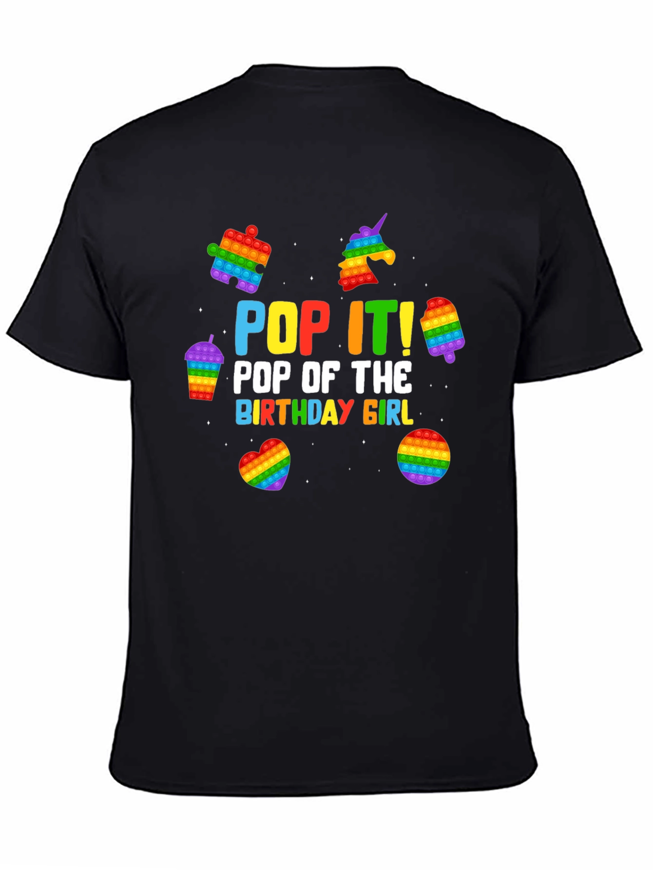 Pop It Birthday Girl T-Shirt