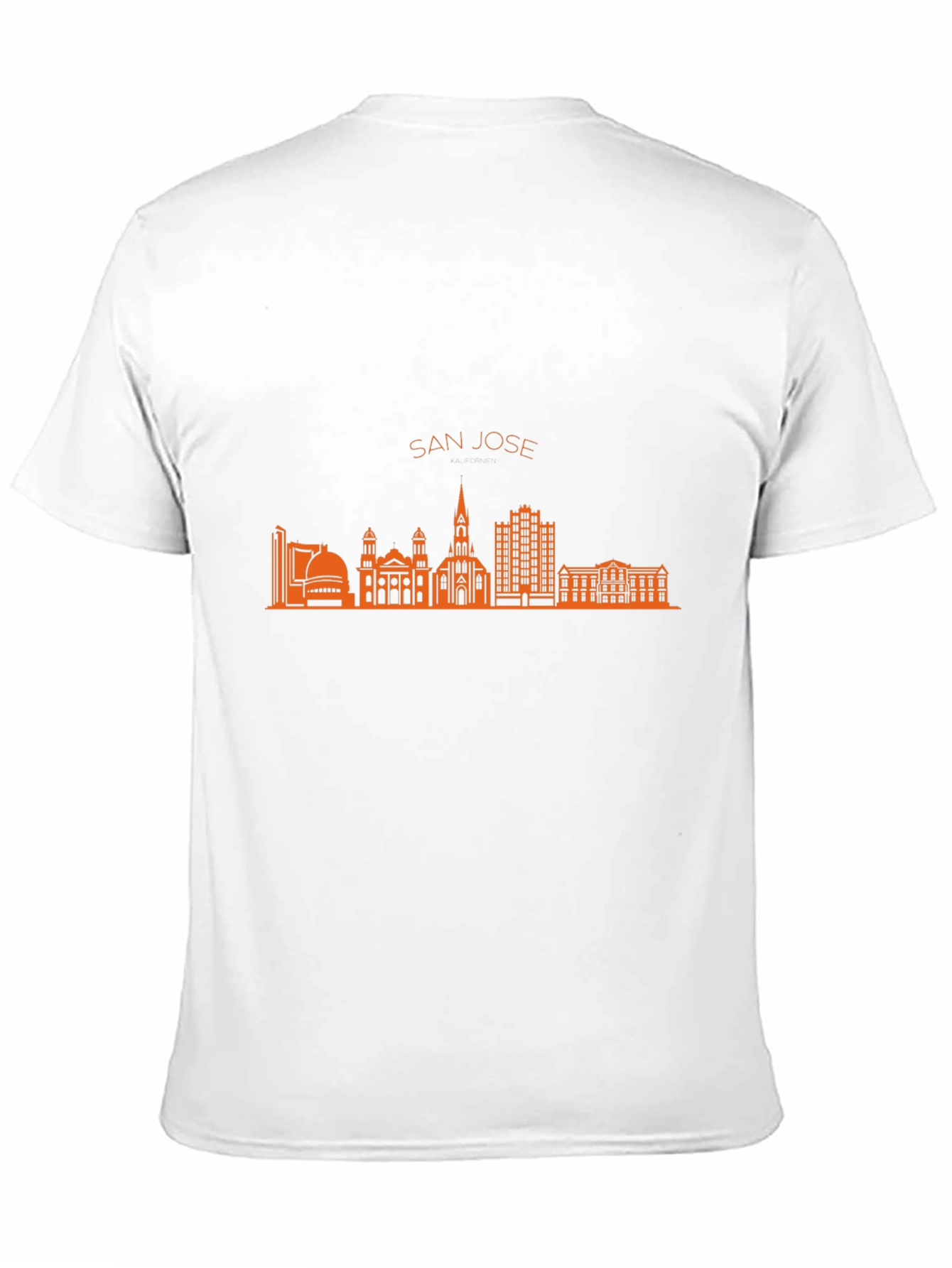 San Jose Skyline Black T-Shirt