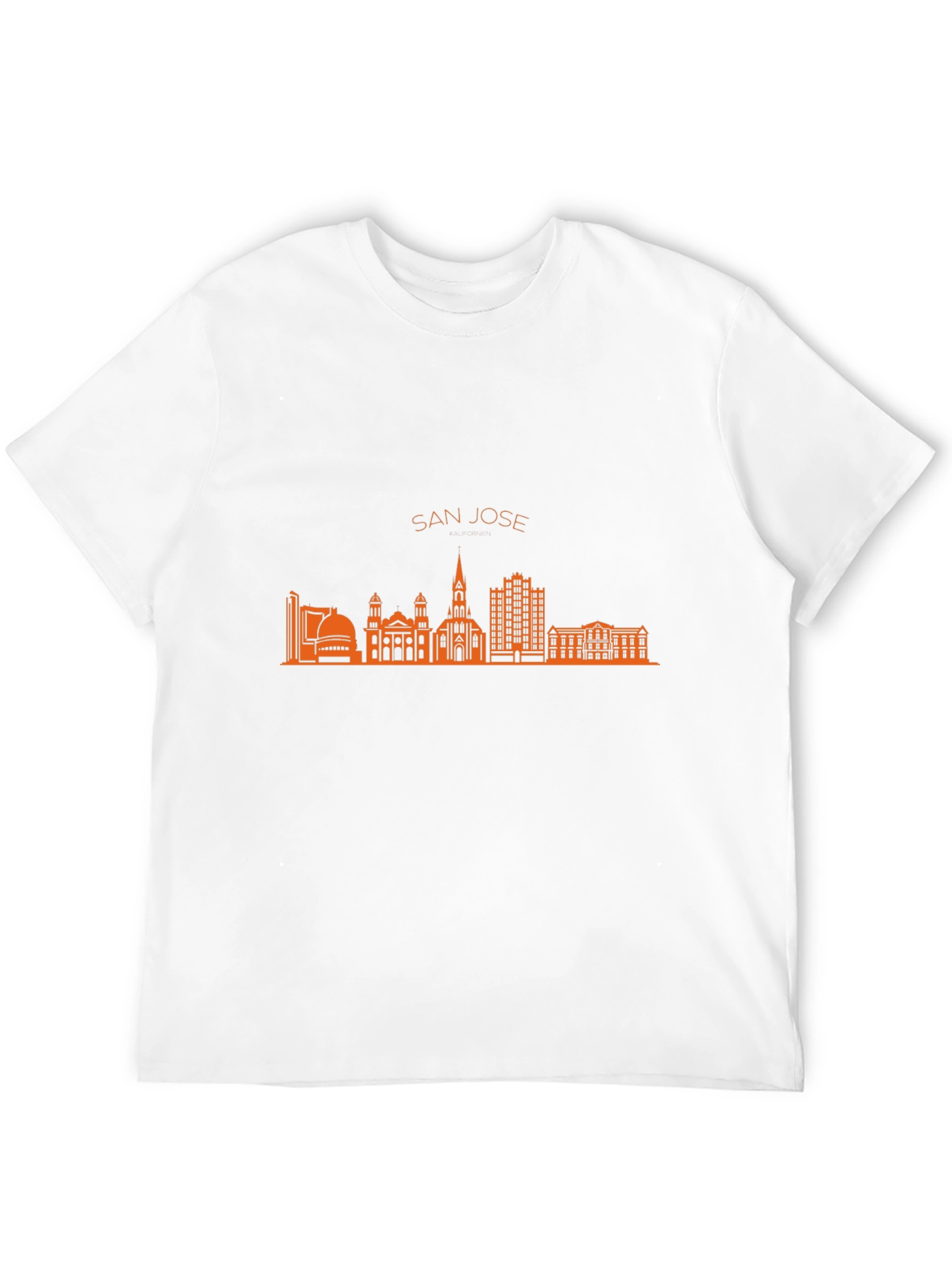 San Jose Skyline Black T-Shirt